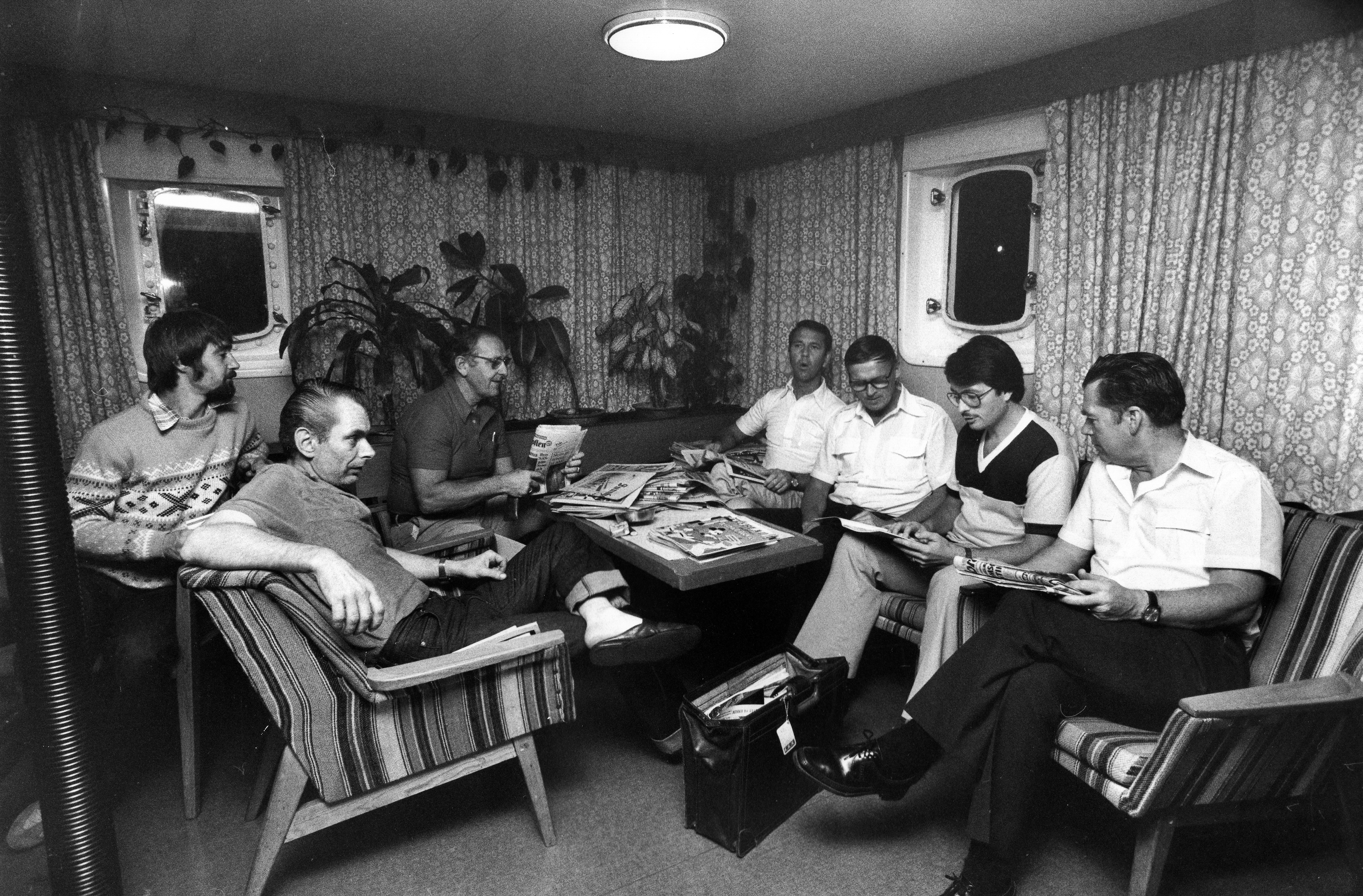 18 Besøk Ombord Fotograf Knut Snare Aftenposten New Orleans BH Bildearkiv Foto Sjømannskirken