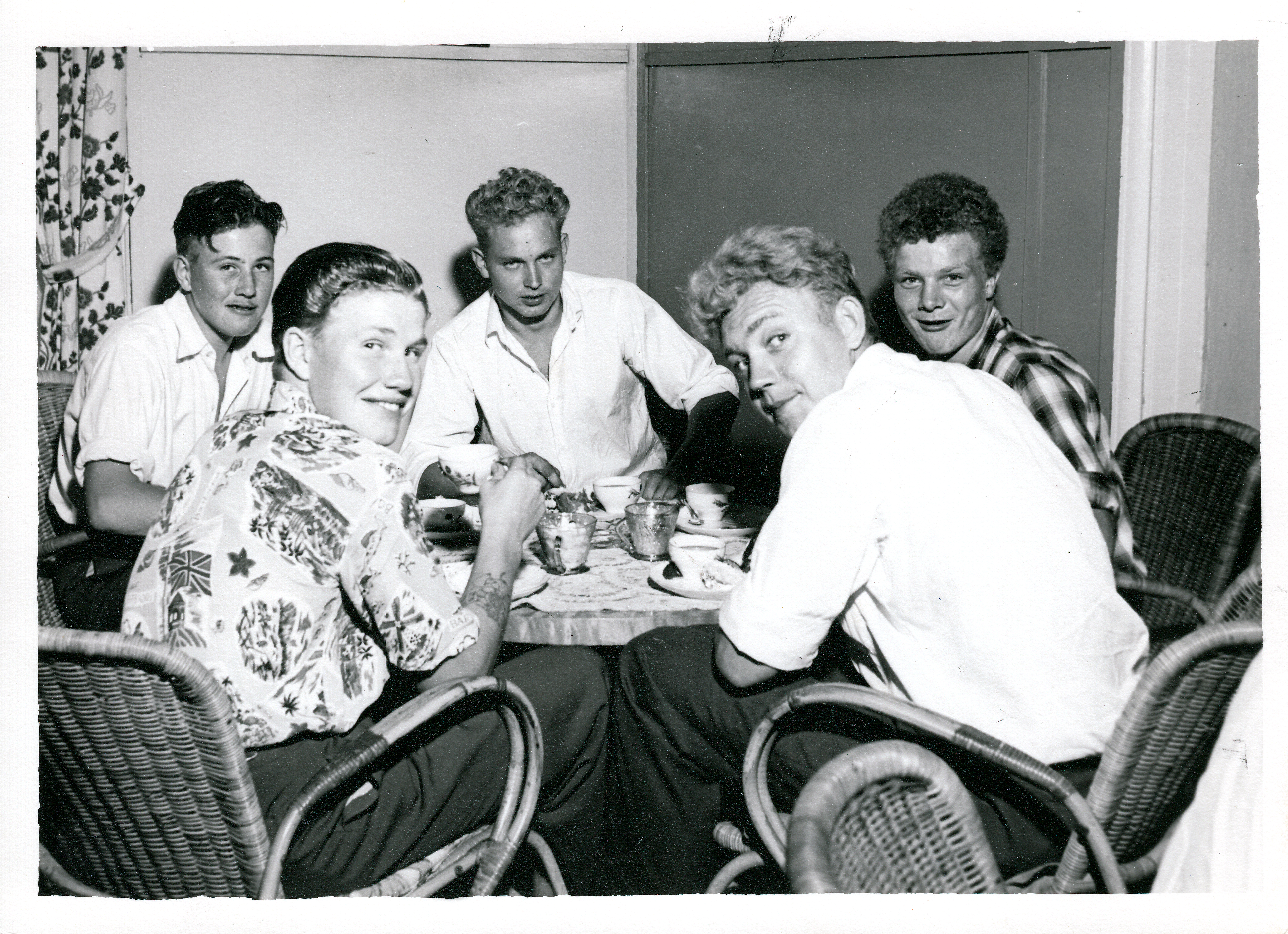 9 Fem Førstereisegutter Fra «Imcaman» Besøkte Curacao Foto Sjømannskirken