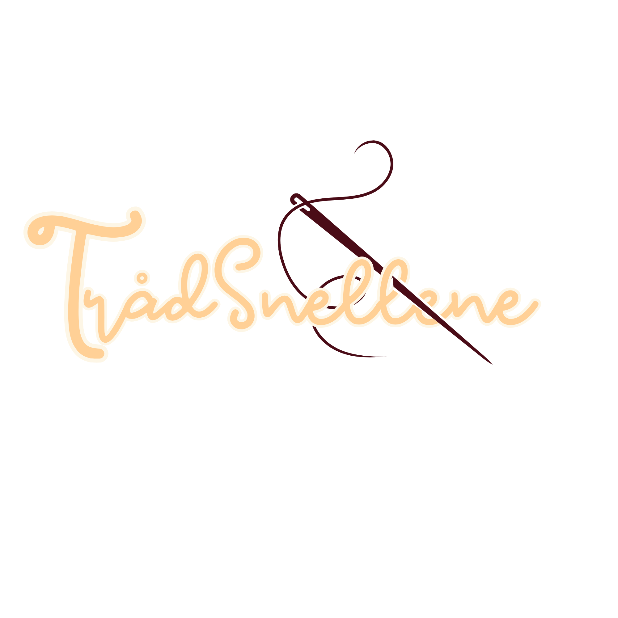 Cream And Magenta Minimalist Textile Business Logo 3