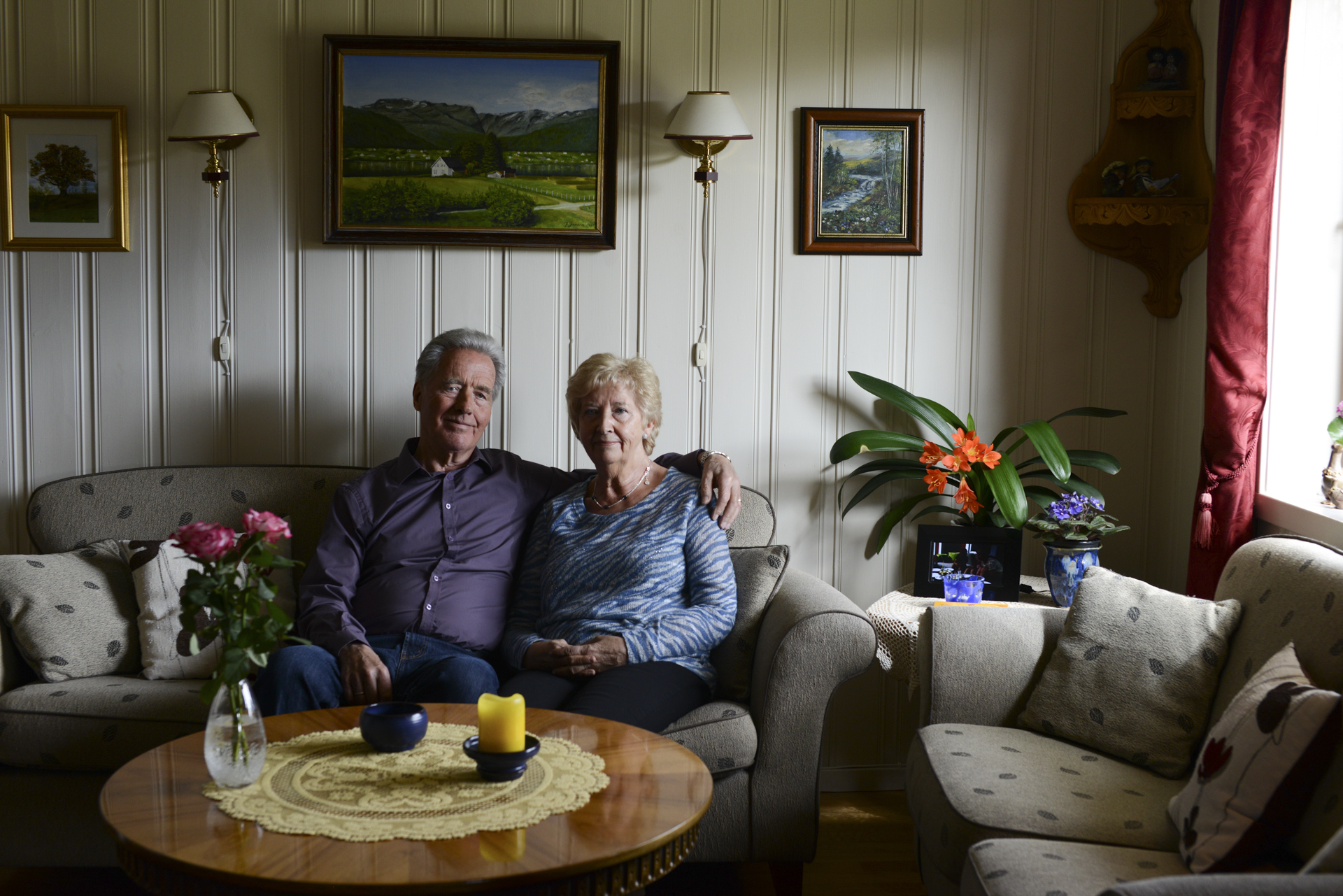 48 år etter bryllupet lever Oddvin og Ruth pensjonisttilværelsens glade dager på Gjerdrum.