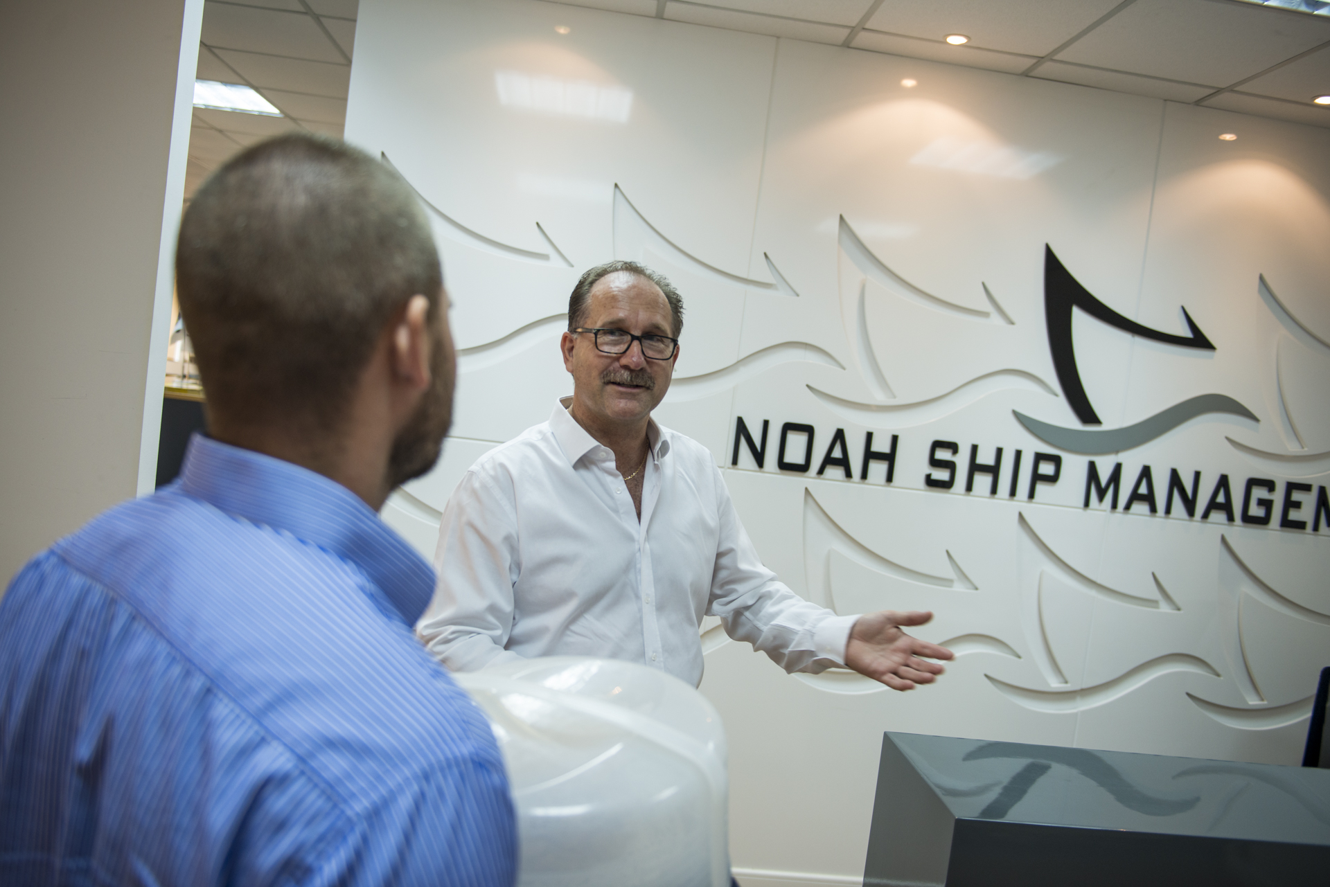 Svein Eloff Pedersen er administrerende direktør i Noah Ship Management. Han trives godt i Dubai.