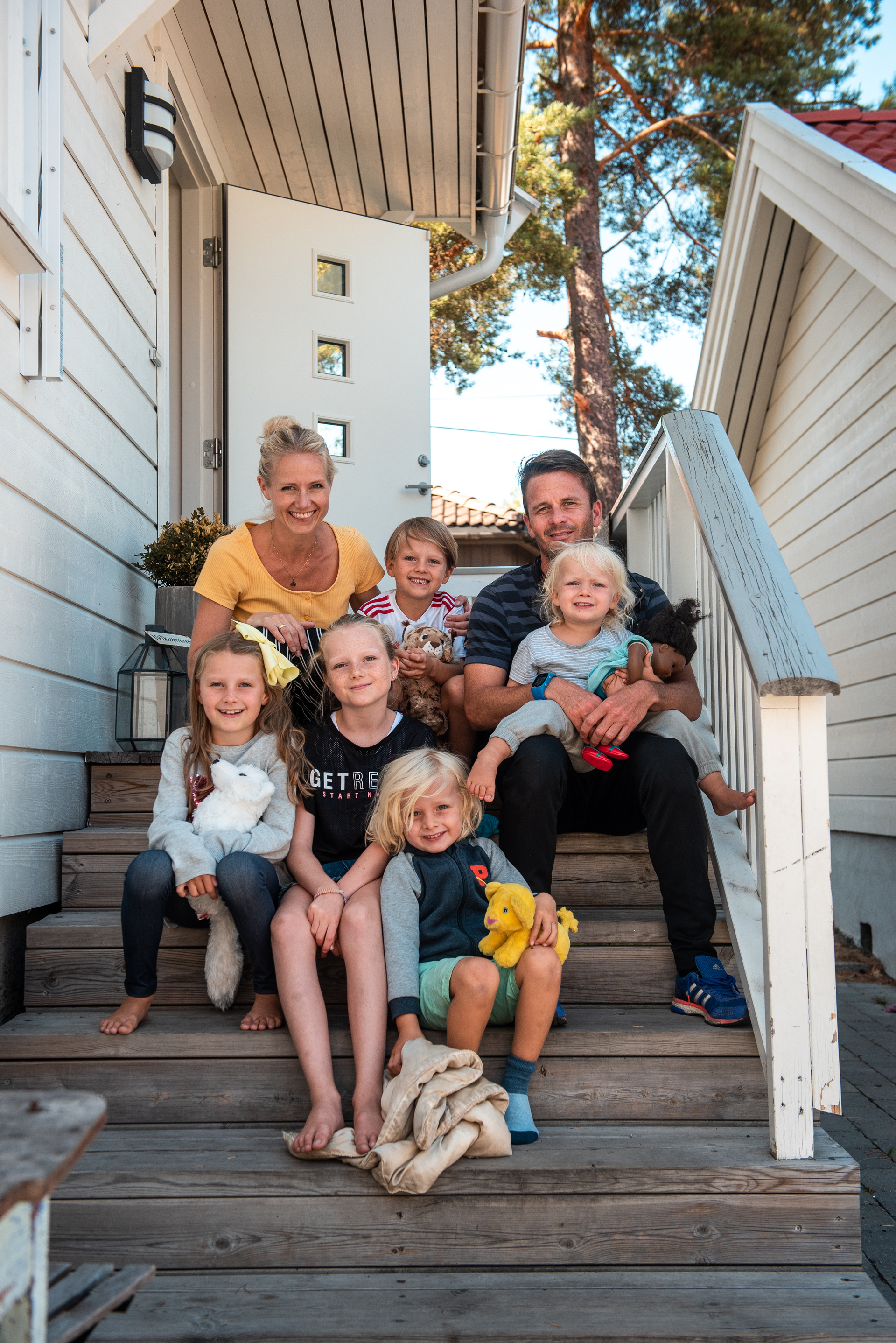 Det er med litt blandede følelser familien flytter fra trygge Ekeberg til Los Angeles. – Men jeg tror valget er riktig, sier Mari Husby.