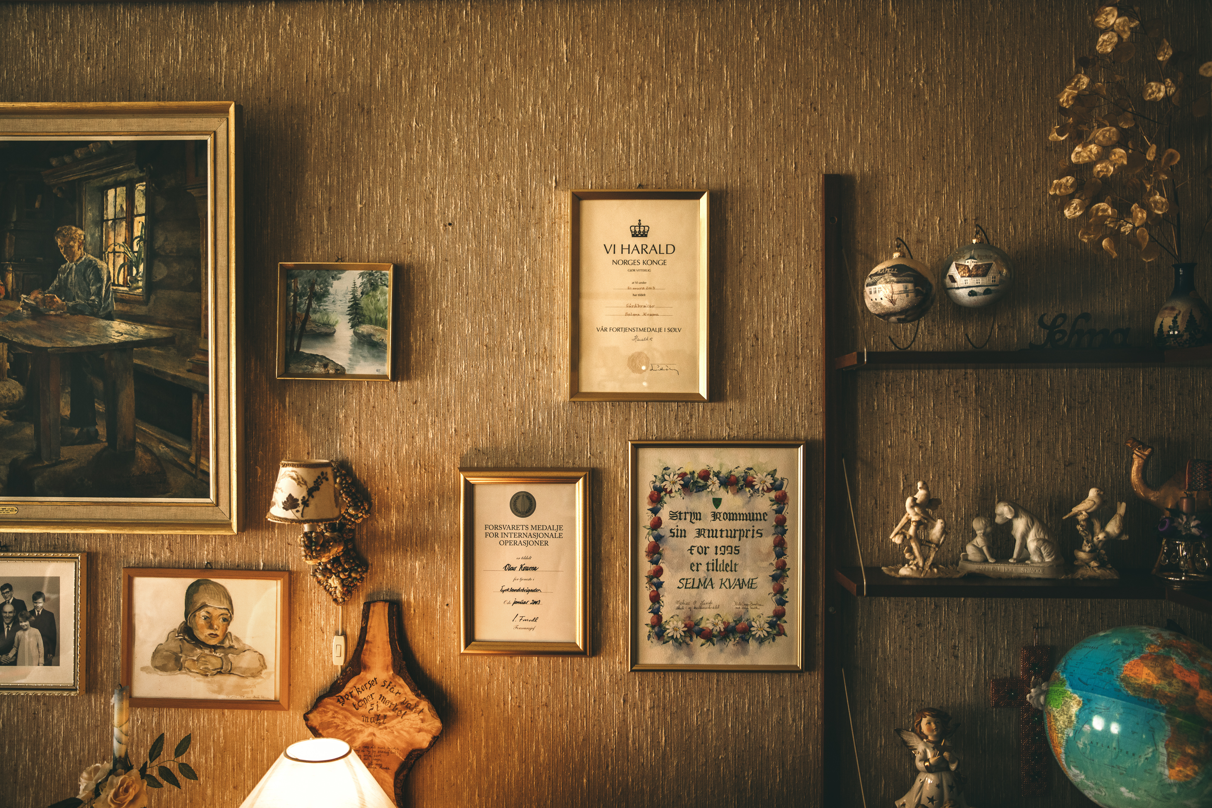 Selma Kvame sitt engasjement har mellom anna gitt henne Kulturpris og Kongens fortjenstmedalje i sølv.