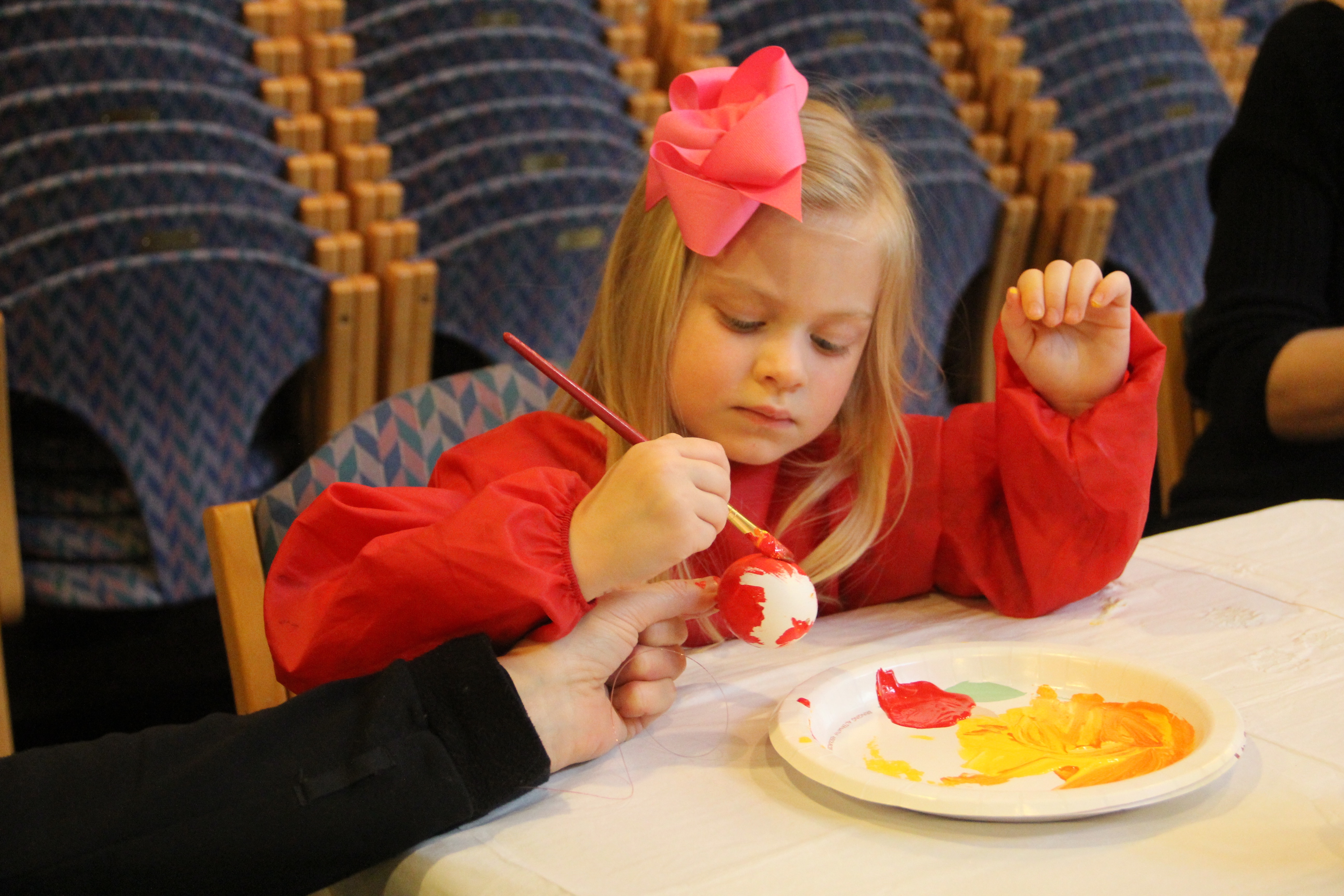 Eggemaling ved Sjømannskirken i New York