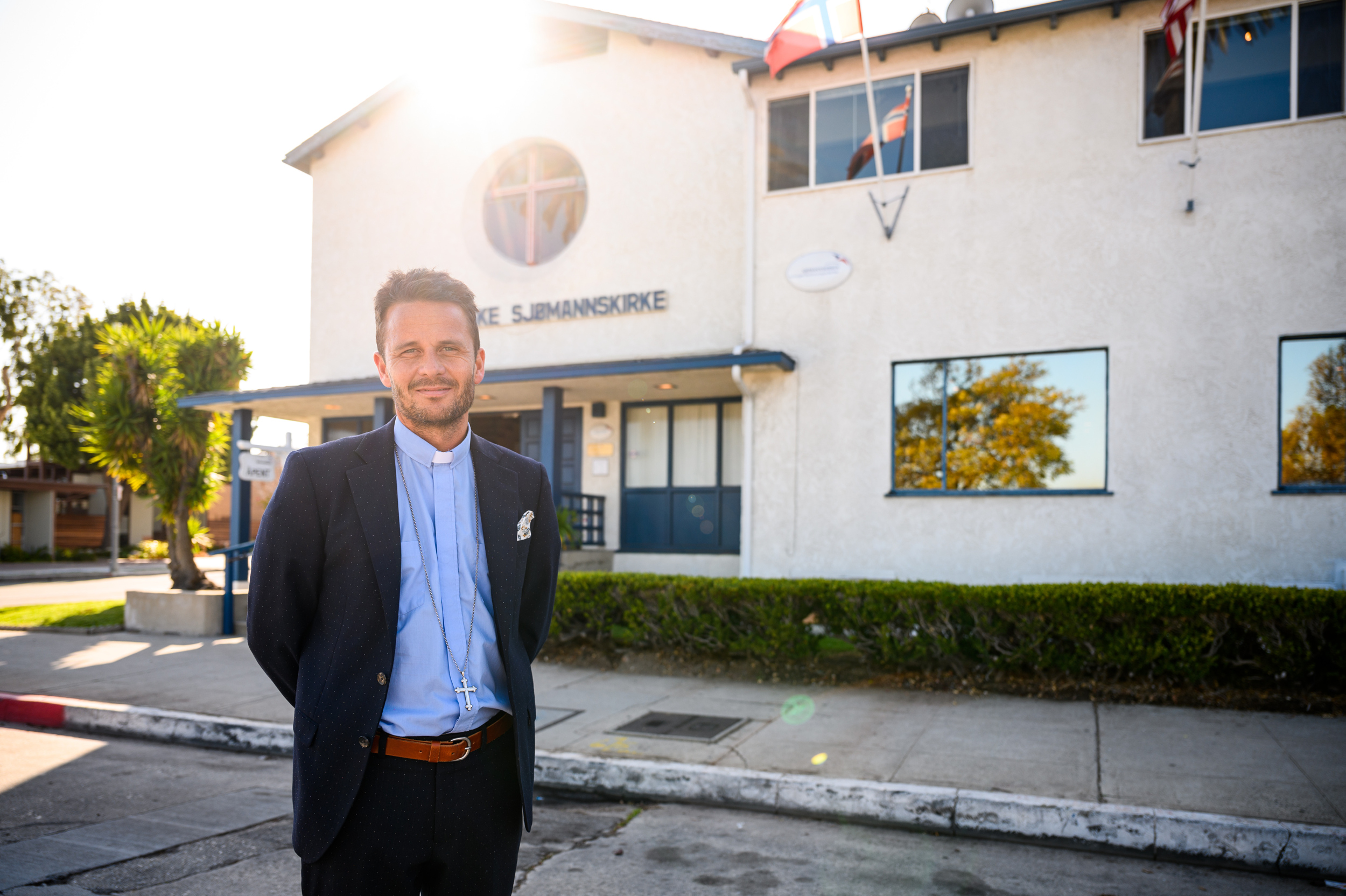 Sjømannsprest Vegard Husby forteller at Sjømannskirken