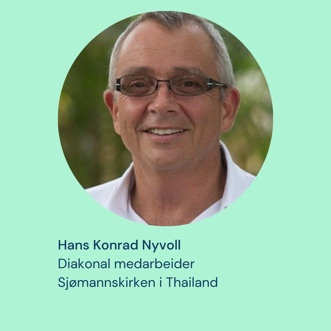 Hans Konrad Nyvoll. Diakonal medarbeider ved Sjømannskirken i Thailand.