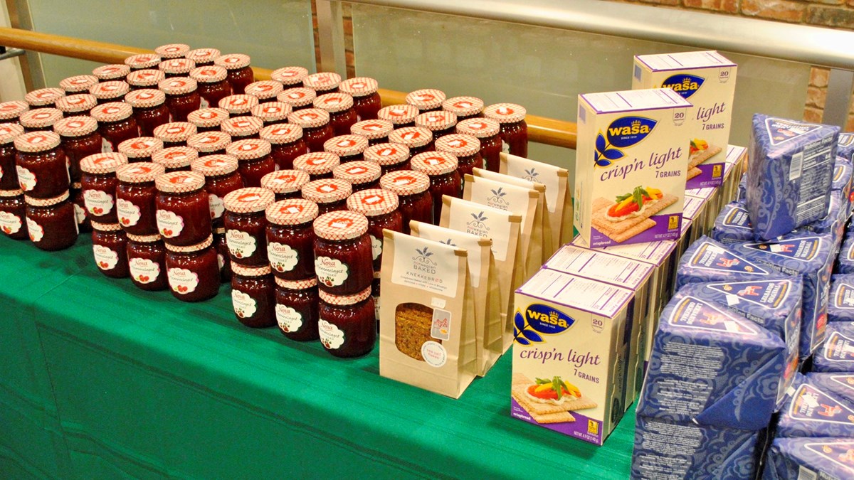 Julemarked - Syltetøy og knekkebrød