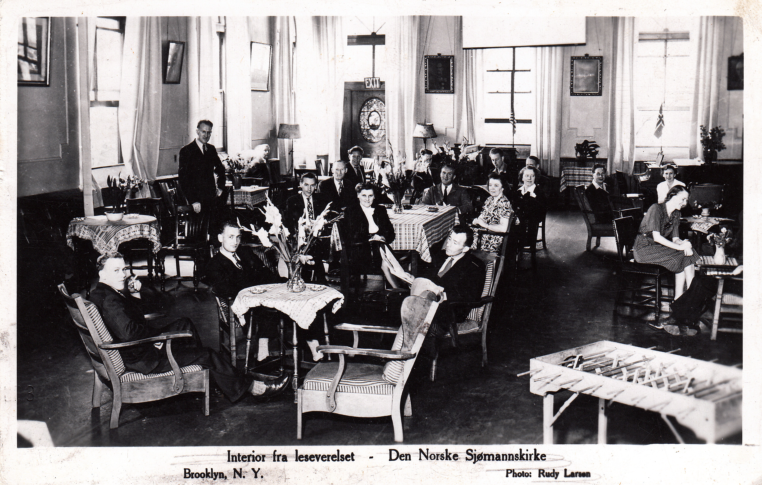 5 Postkort Av Leseverelset New York Foto Sjømannskirken