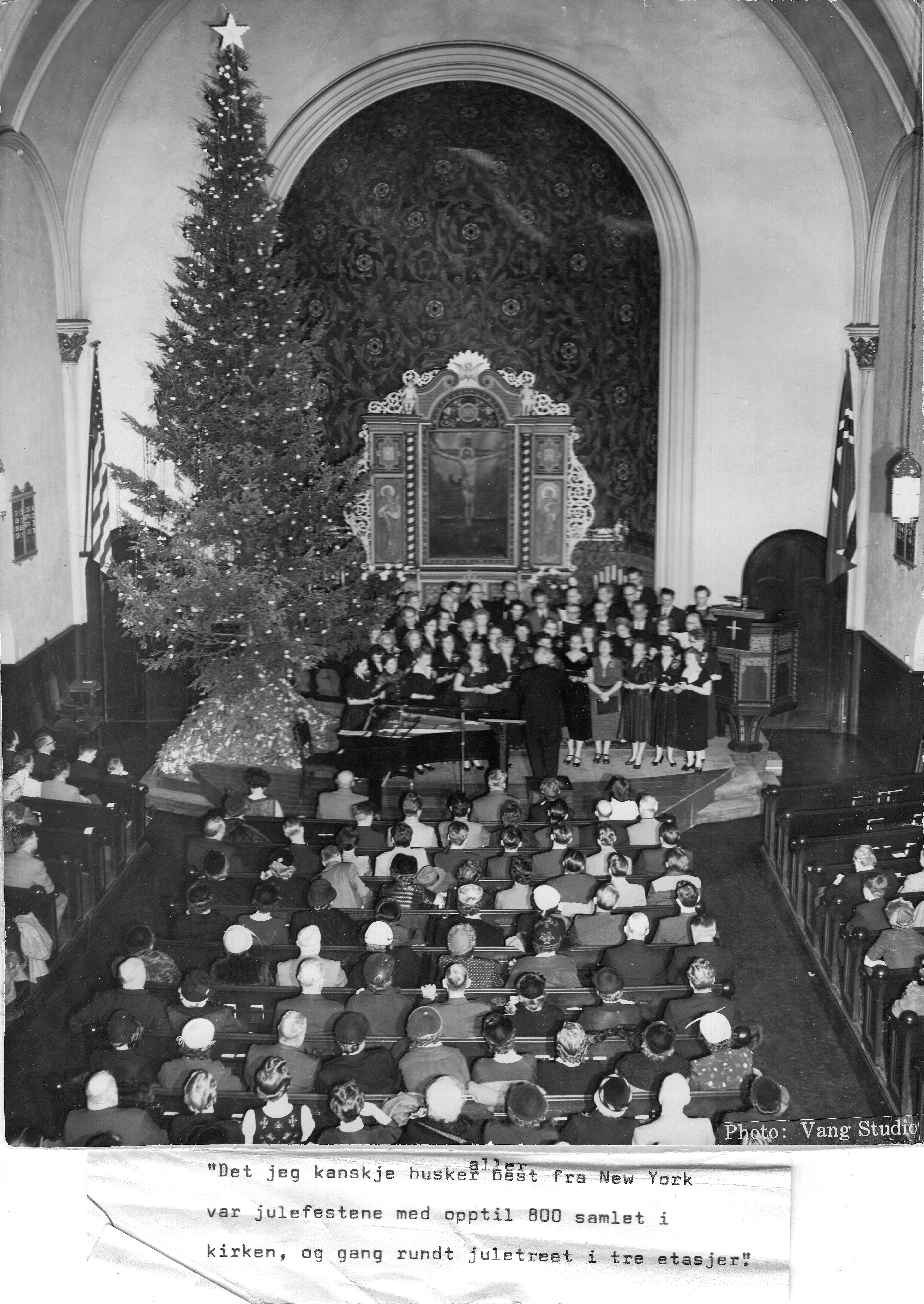 14 Julefest I Kirken Trolig I 1950 Årene Foto Sjømannskirken