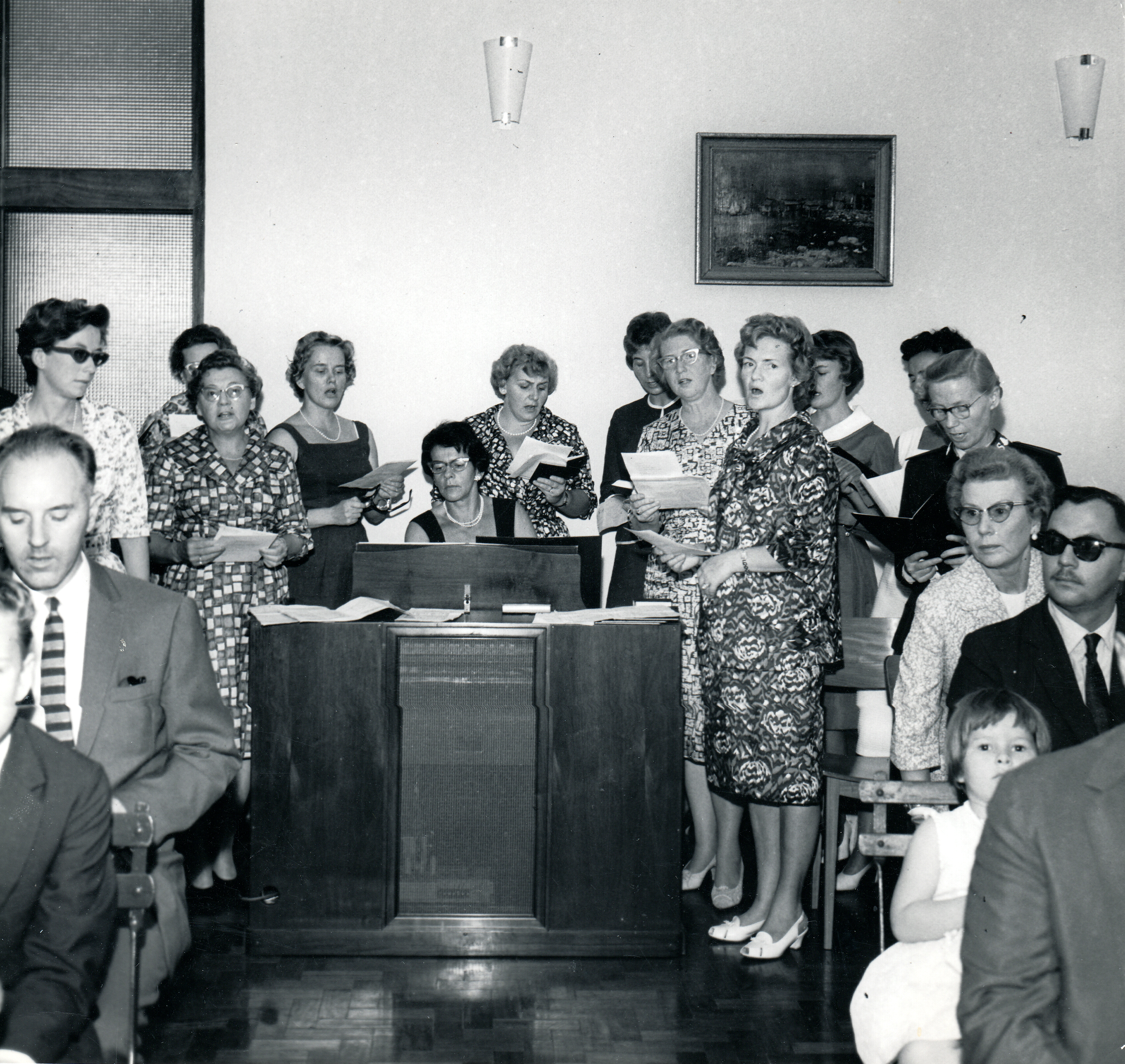 7 Kirkekoret Synger Ved Innvielsen Av Santos Kirke 1961 Foto Sjømannskirken