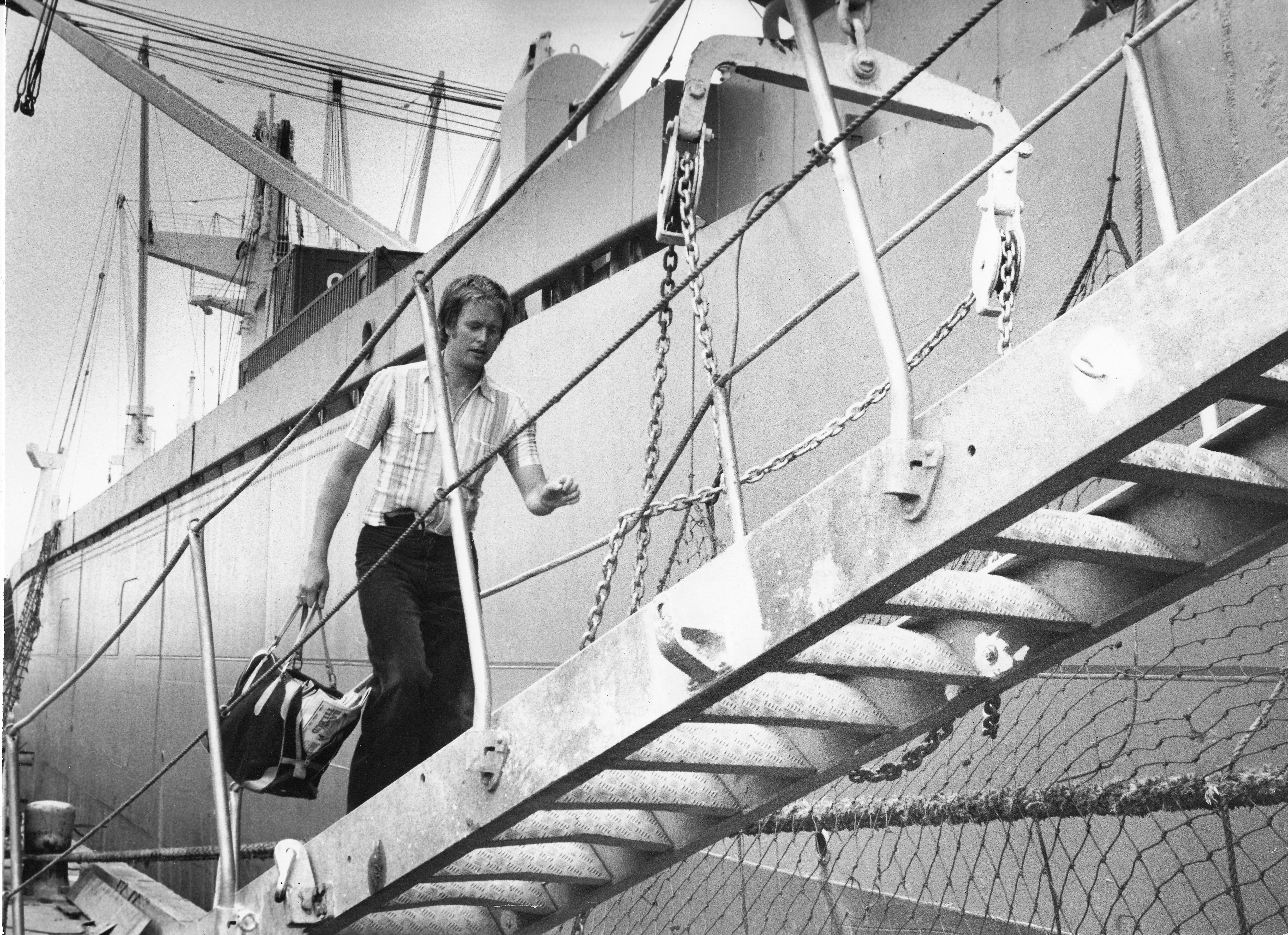 19 Skipsbesøk Philadelphia 1977 2 BH Arkiv Foto Sjømannskirken