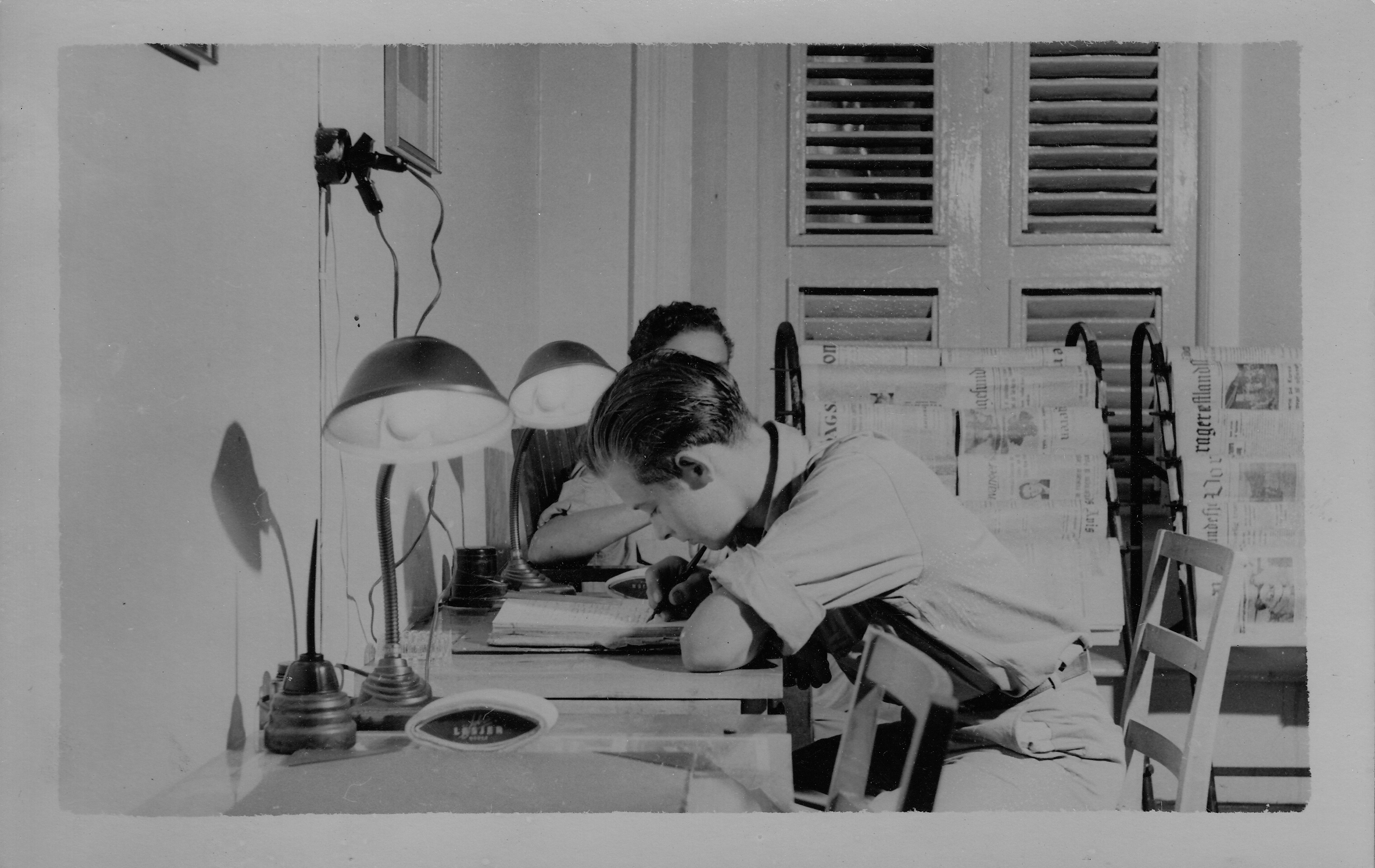 4 Skriverom Og Leserom 1949 Curacao Foto Sjømannskirken Bergens Sjøfartsmuseum 2