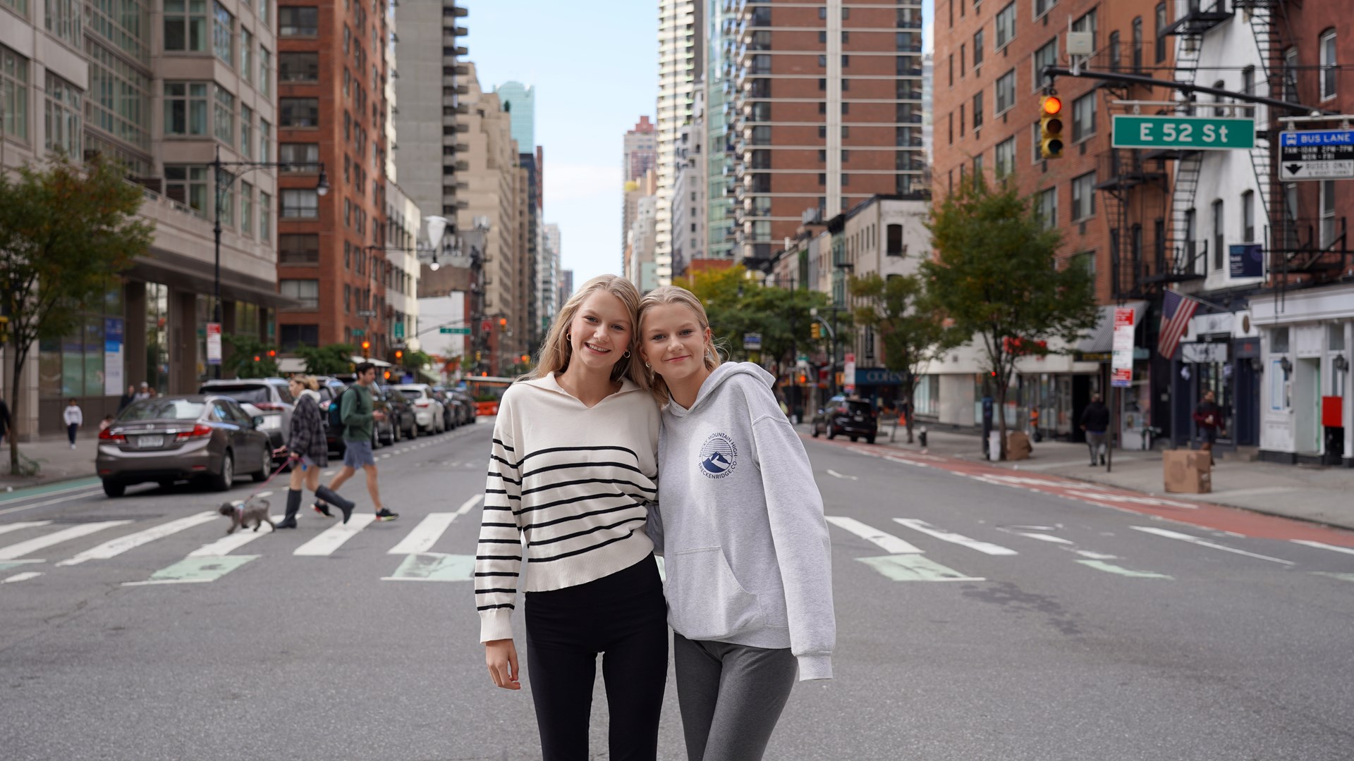 Maja og Lily Donker fra Louisville utenfor Denver møter sjelden andre norske ungdommer i hverdagen.
