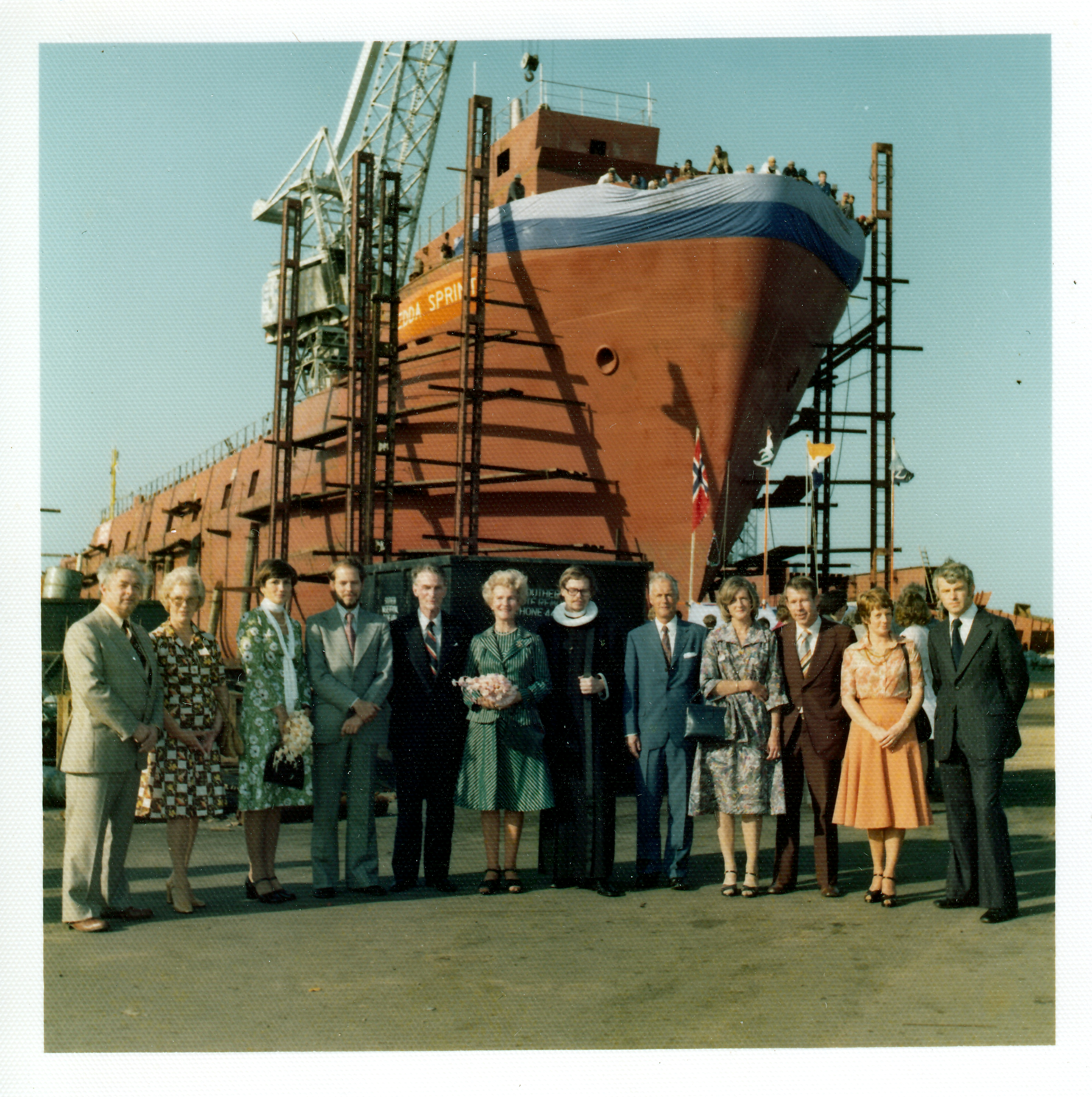 22 Norsk Skip Bygget I Sør Afrika 1976 Foto Sjømannskirken