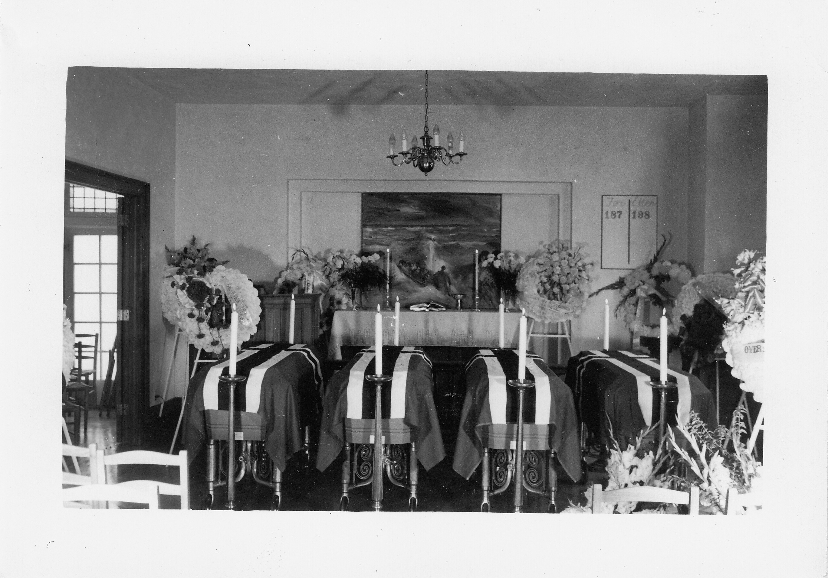 6 Begravelse Trolig I Slutten Av 1950 Årene Foto Sjømannskirken