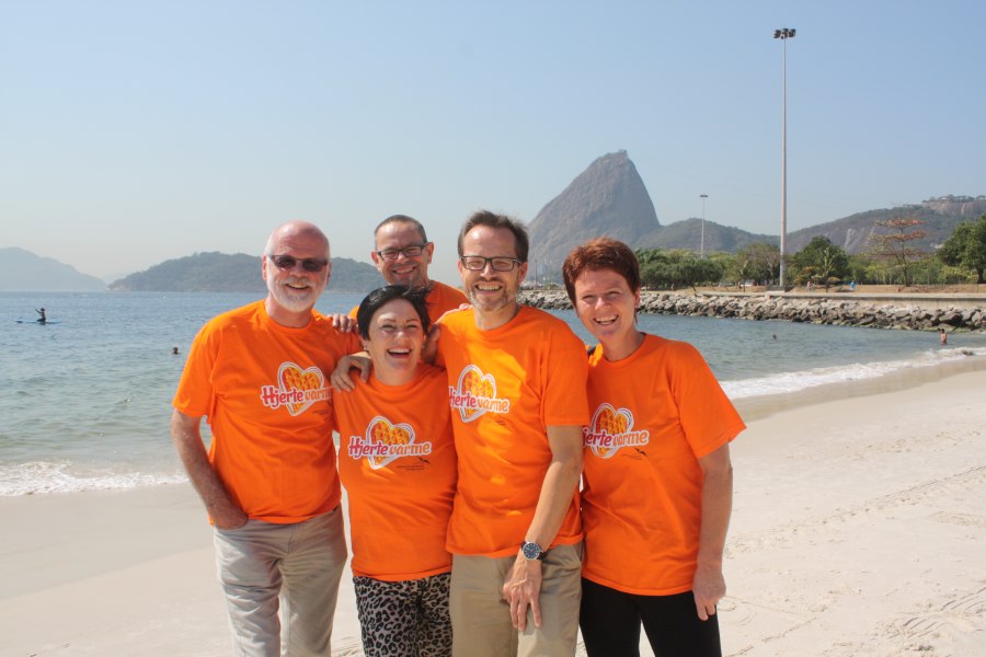 HJERTEVARMEAKSJON I RIO