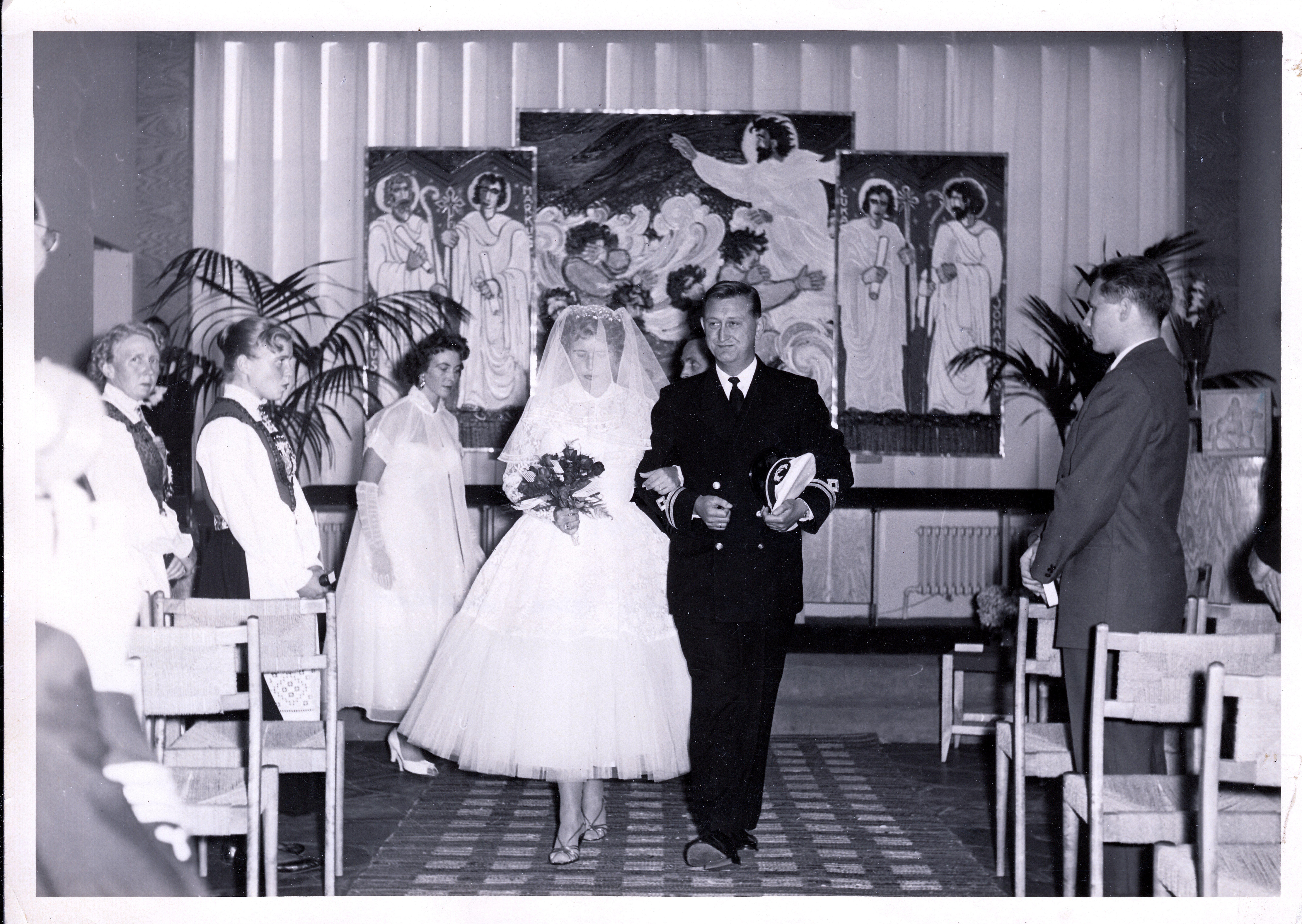 SJØMANNSBRYLLUP I SJØMANNSKIRKEN I LE HAVRE