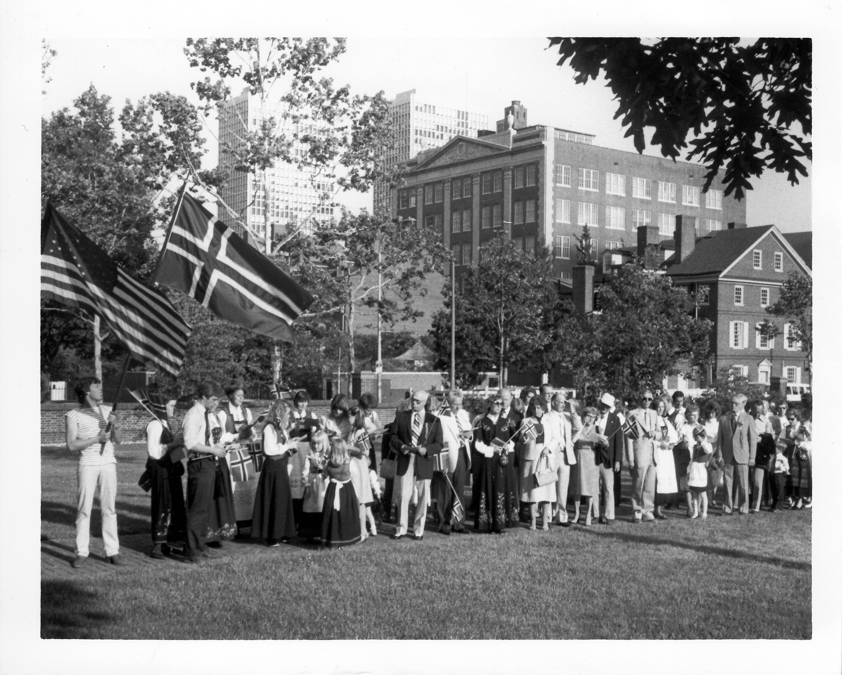 21 Siste 17 Mai Tog Philadelphia 1982 BH Arkiv Foto Sjømannskirken