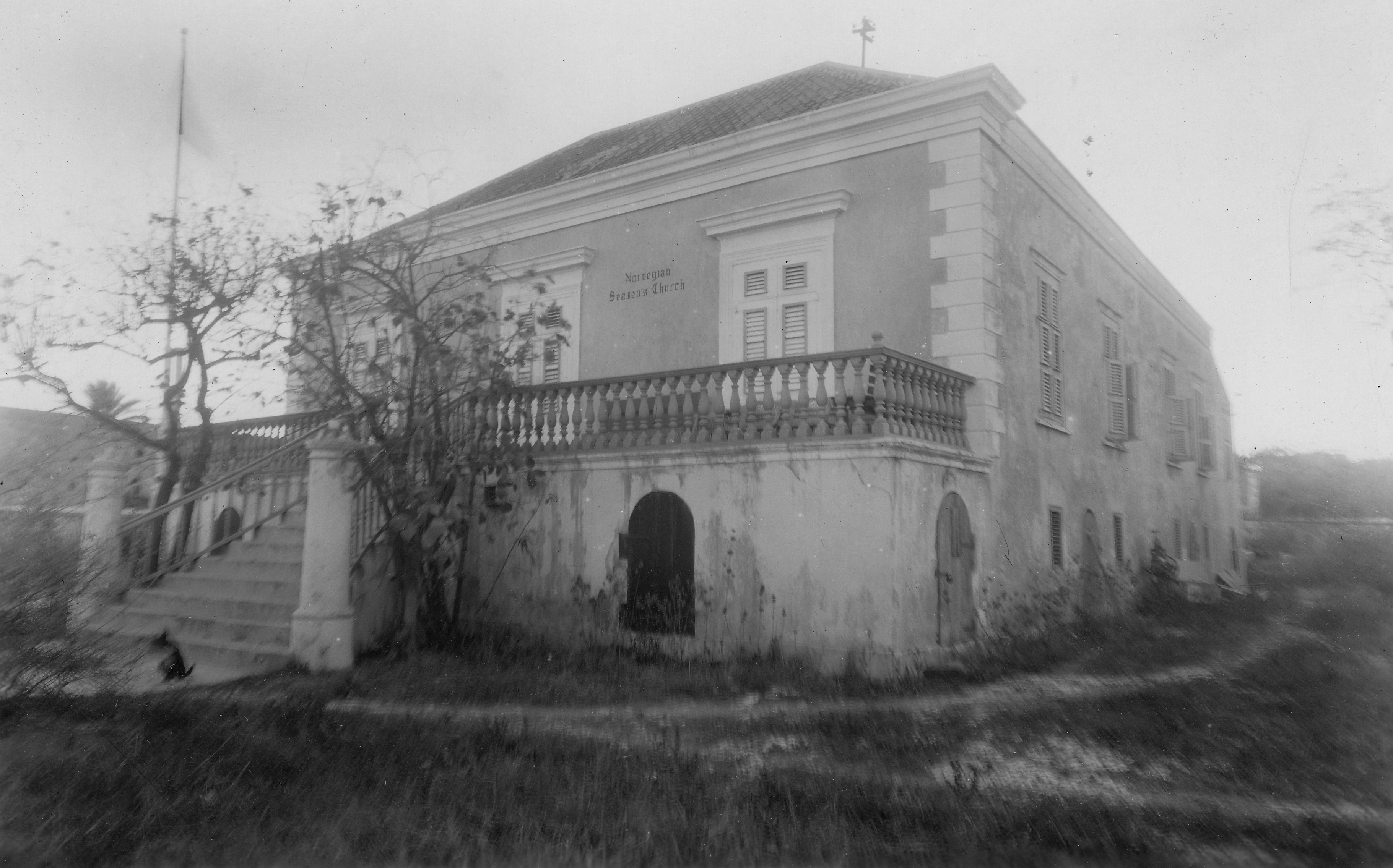2 Sjømannskirken På Curacao 1948 Sjømannskirken Bergens Sjøfartsmuseum 2
