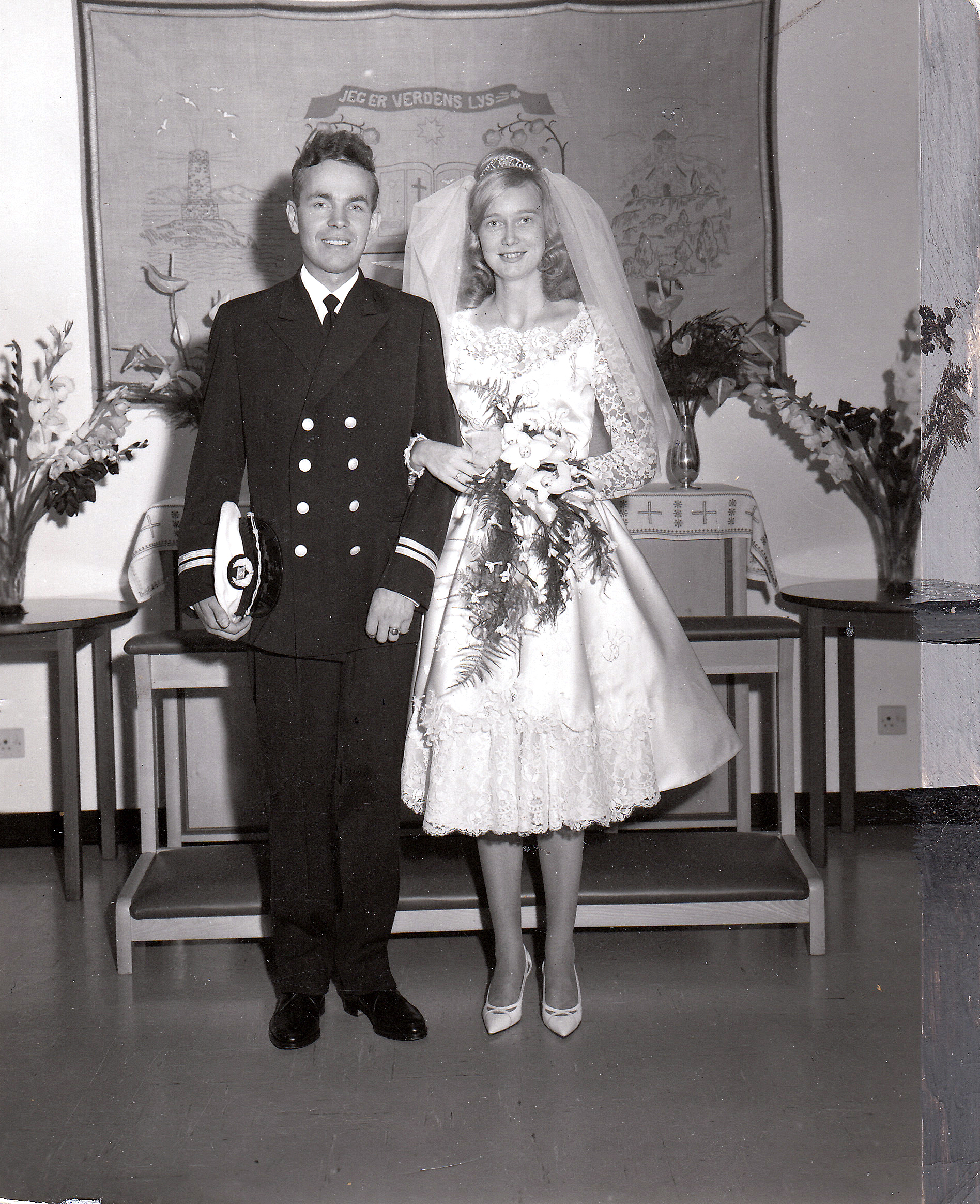 8 Brudepar San Fernando 1965 BH Arkivet Foto Sjømannskirken