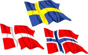 Tre Skandinaviske Flagg