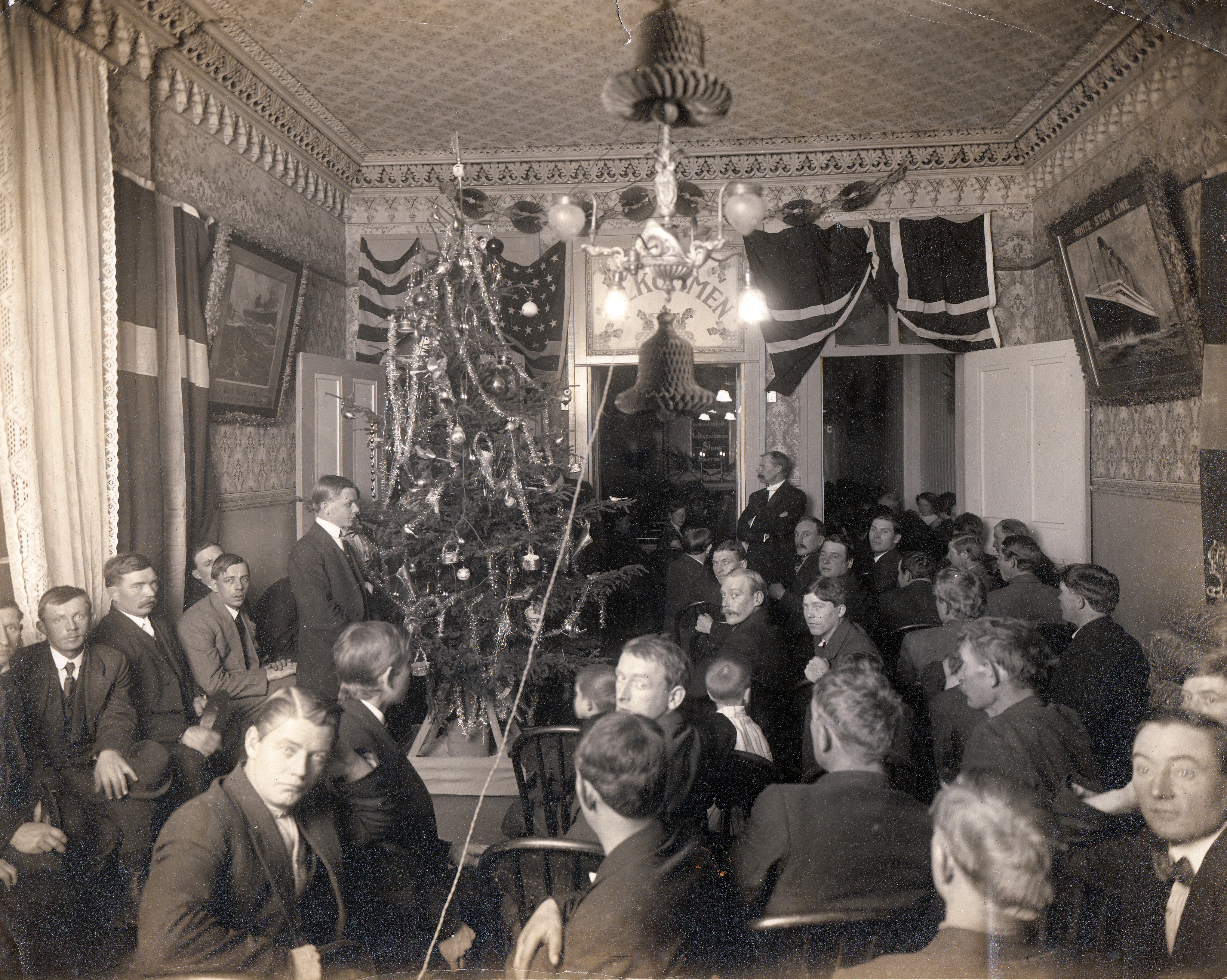 6 Juletrefest I Leseværelset I 1913 Foto Sjømannskirken