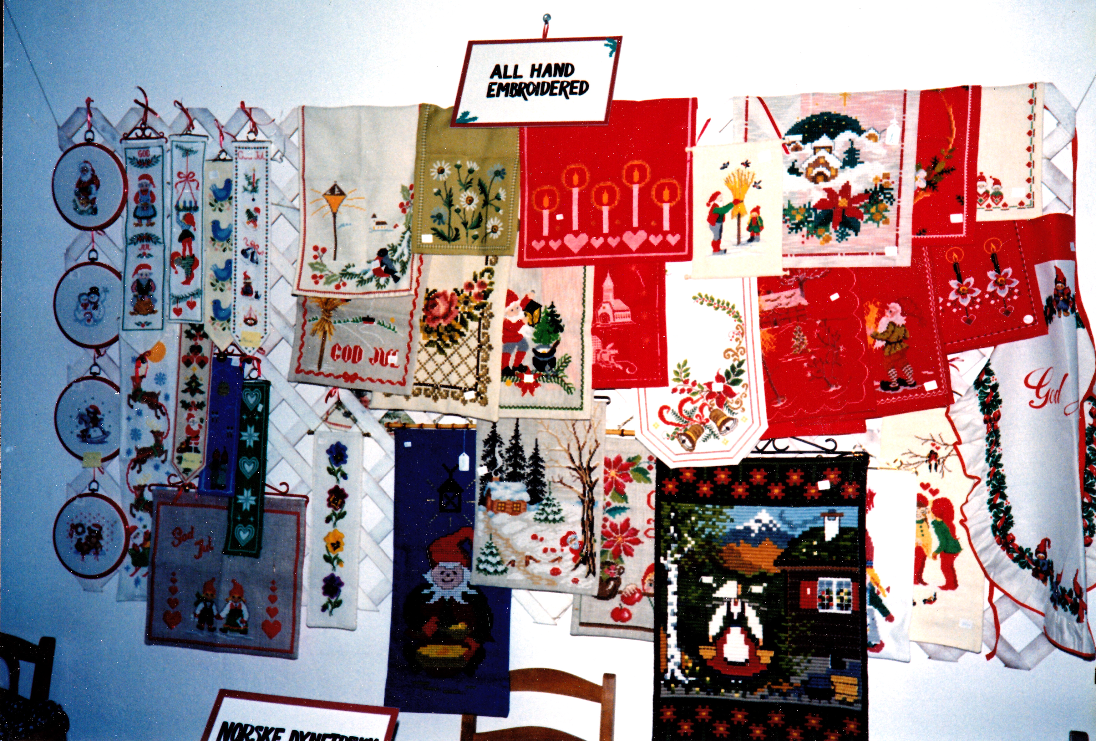 14 Mange Frivillig Timer Ligger Bak Denne Veggen Julebasar 1990 Foto Sjømannskirken