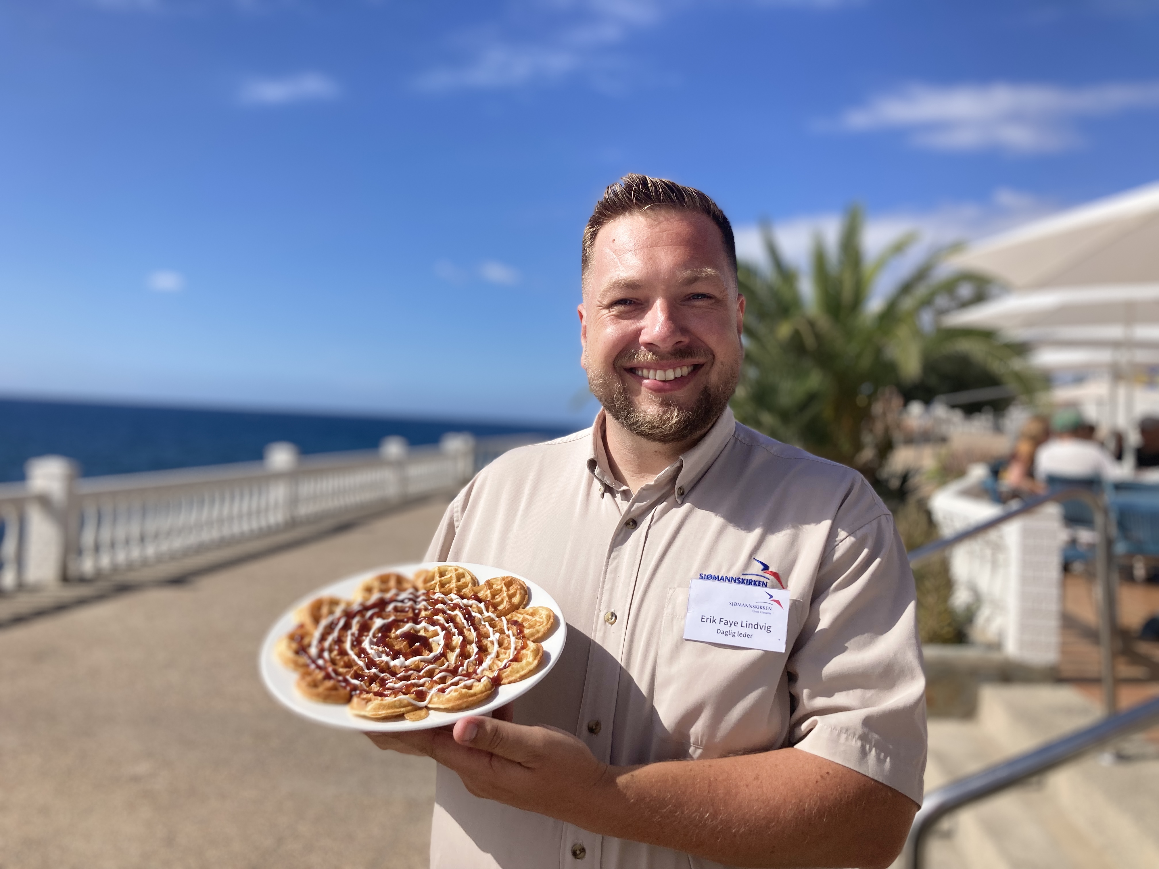 Daglig leder ved Sjømannskirken på Gran Canaria, Erik Faye Lindvig