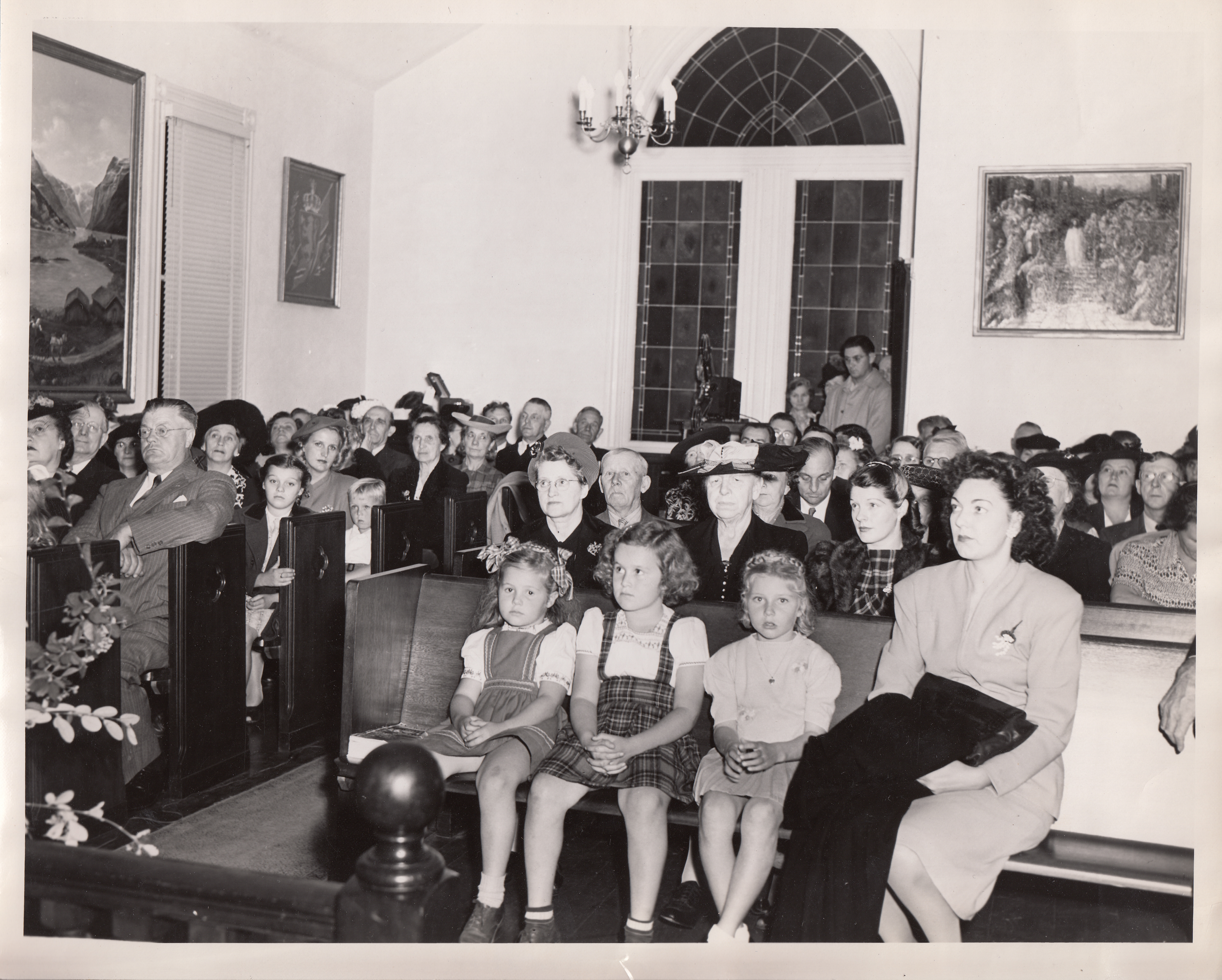 2 Gudstjeneste Mesa Street San Pedro 28 10 1944 Foto Sjømannskirken 2