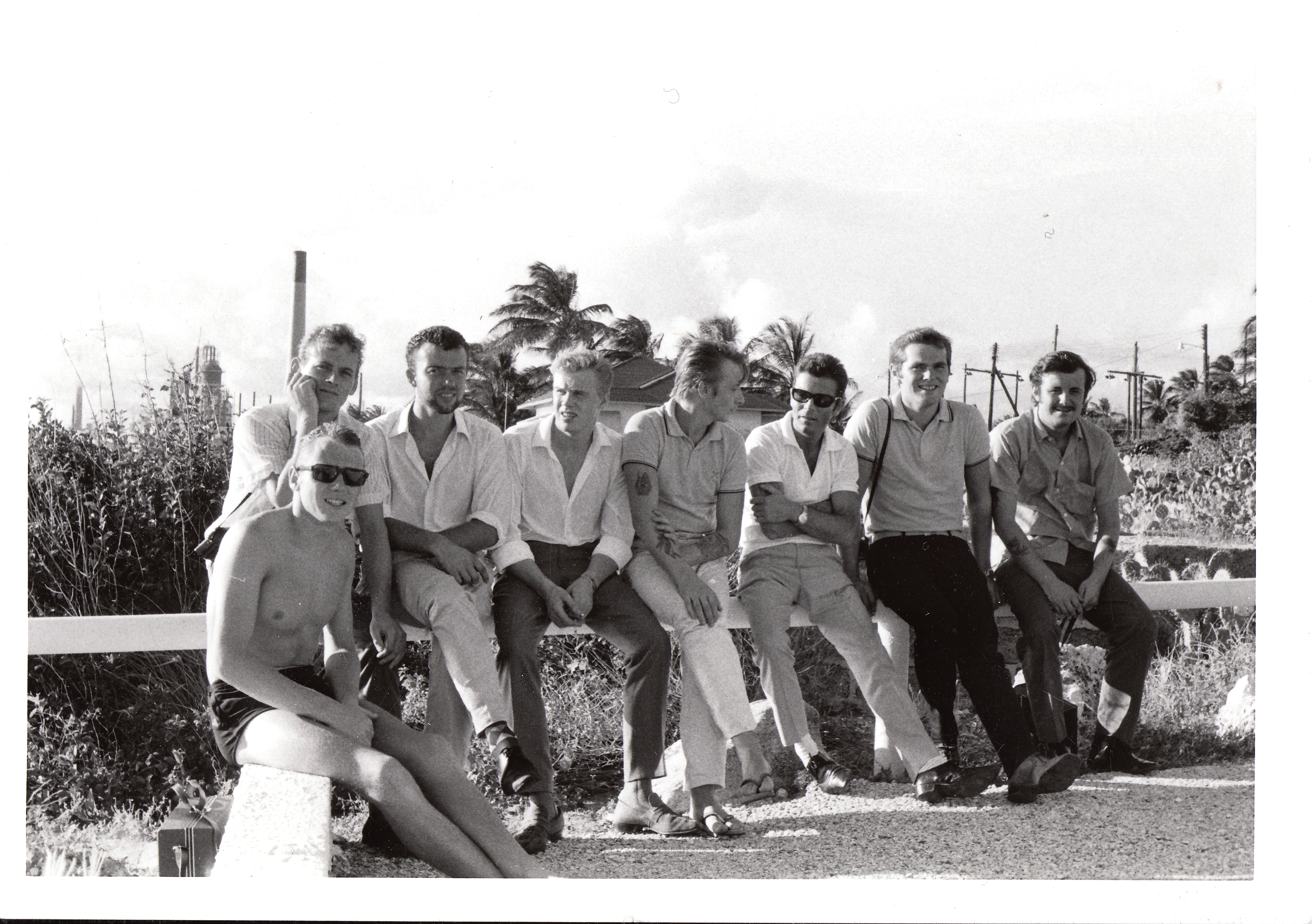10 Sjøfolk På Utflukt Aruba 1968 Foto Sjømannskirken
