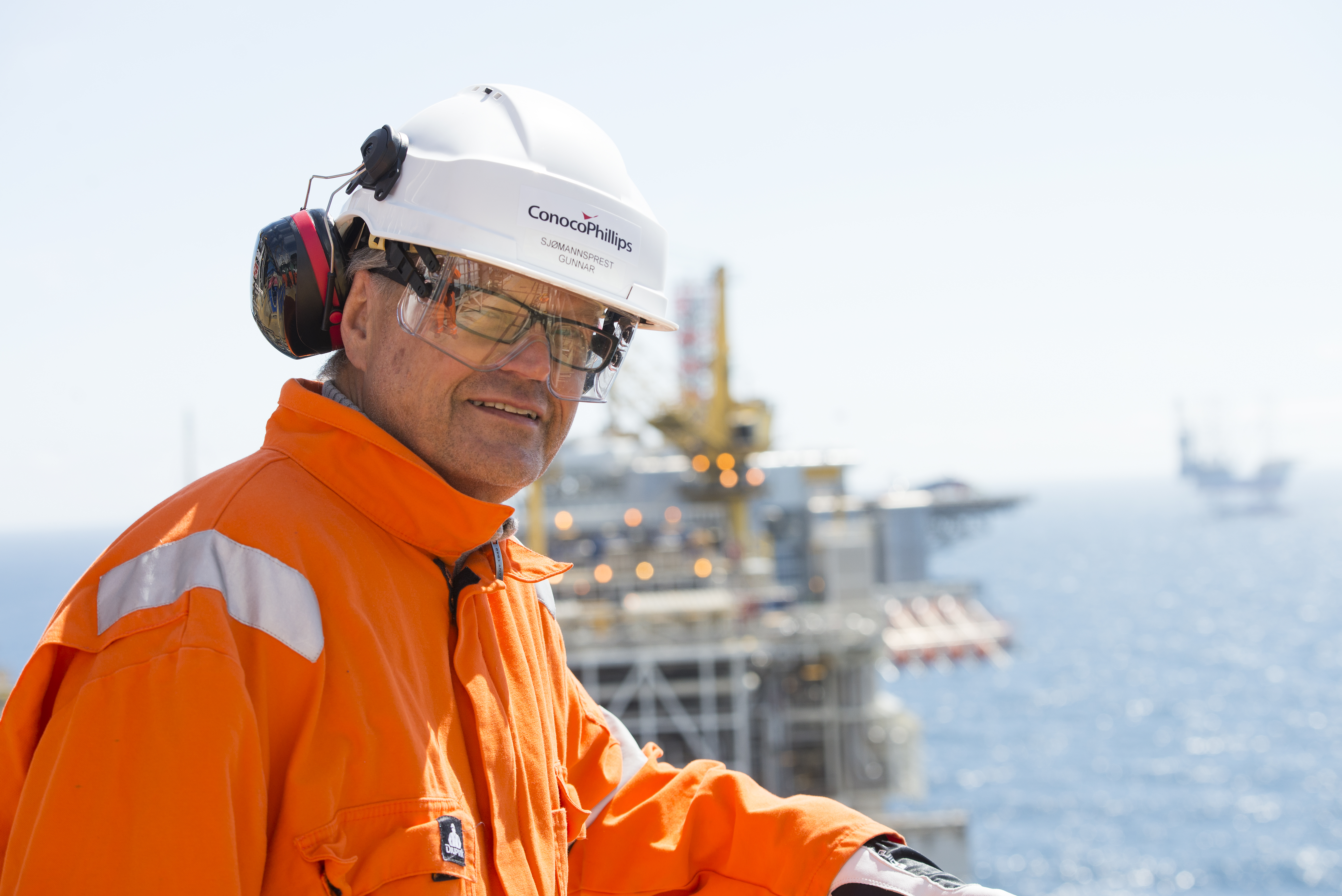 Gunnar Mathisen er koordinator for offshoretjenesten i Sjømannskirken.