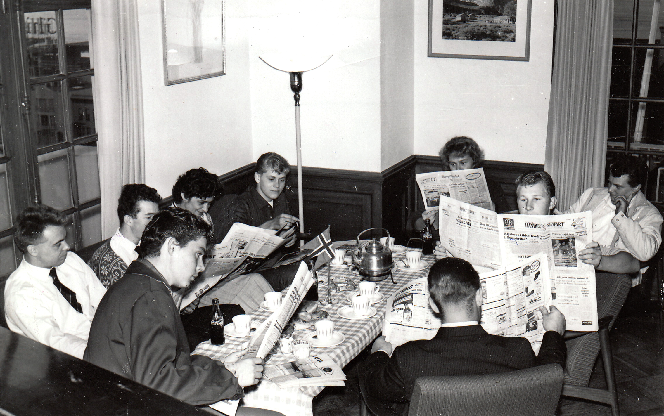 12 Leseværelset I San Francisco I 1960 Årene Foto Sjømannskirken