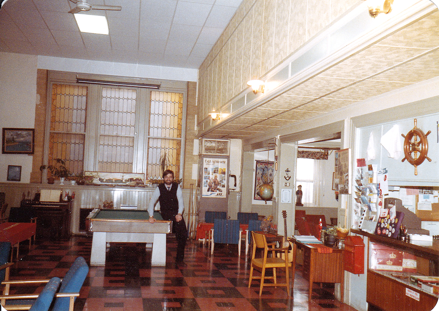 13 Leseværelset I 1984 Foto Sjømannskirken