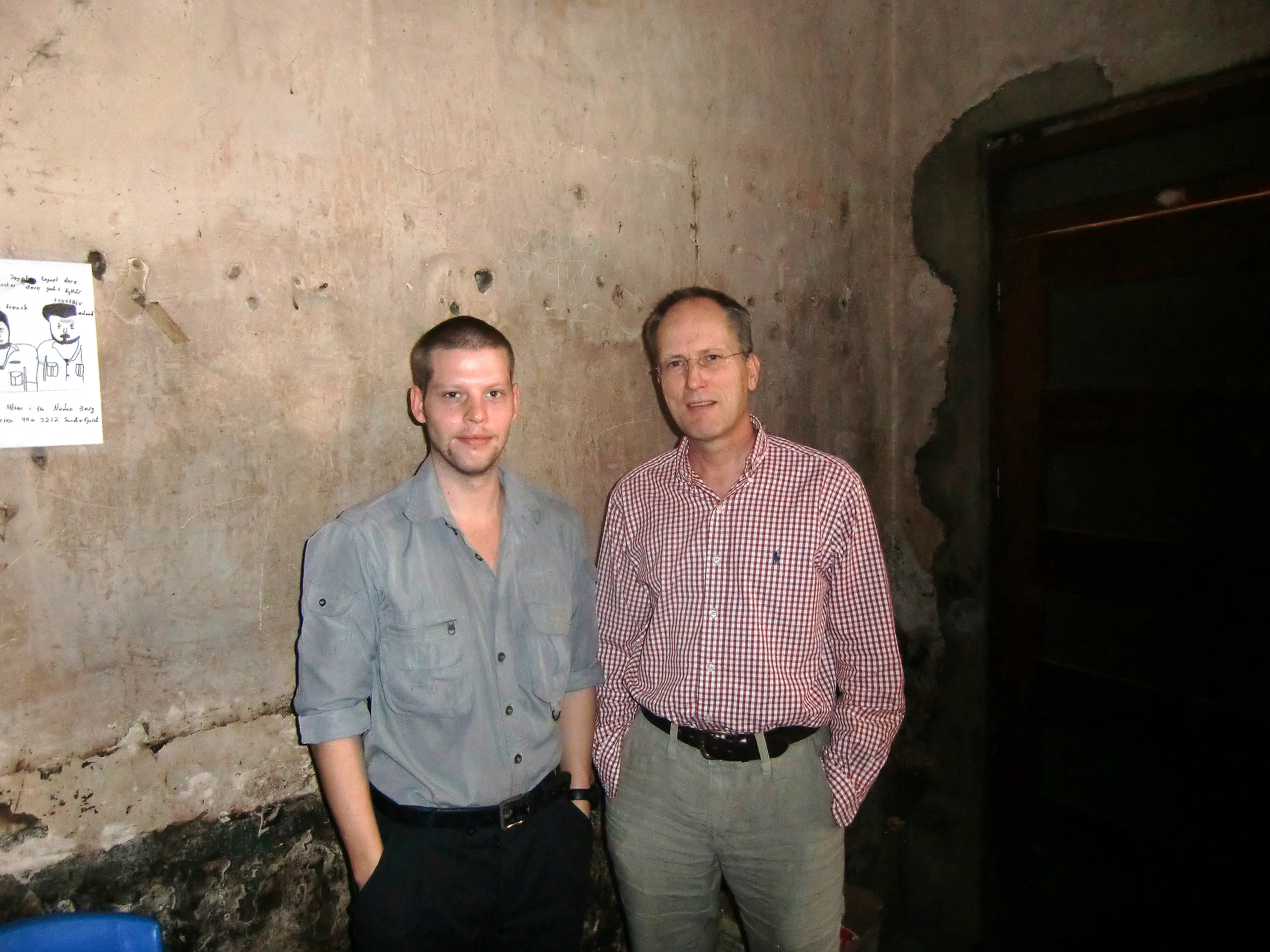 5 Joshua French (T.V.) Og Ambulerende Sjømannsprest Knut Lyngset 2013 Foto Sjømannskirken