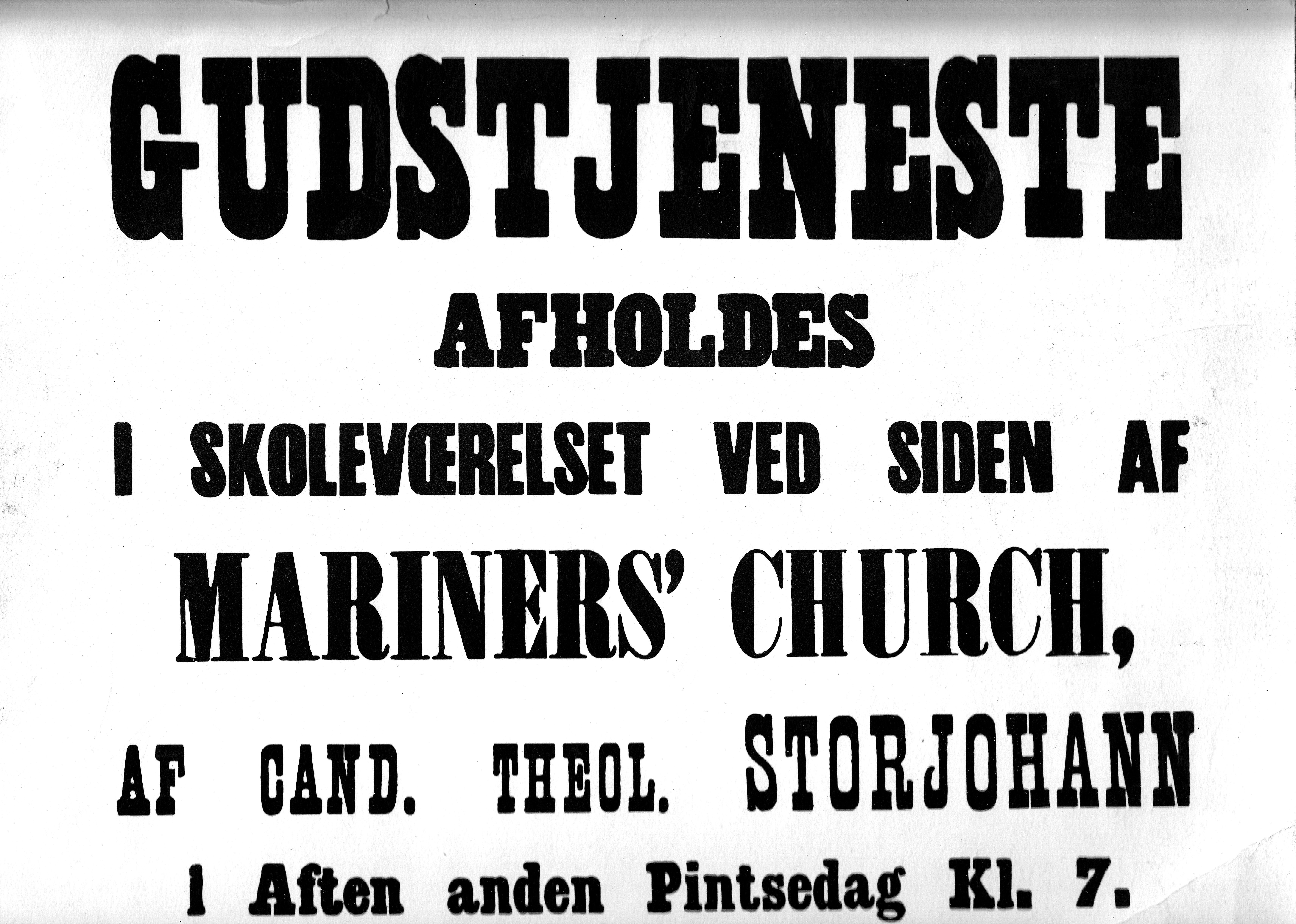 DEN FØRSTE GUDSTJENESTE I LEITH