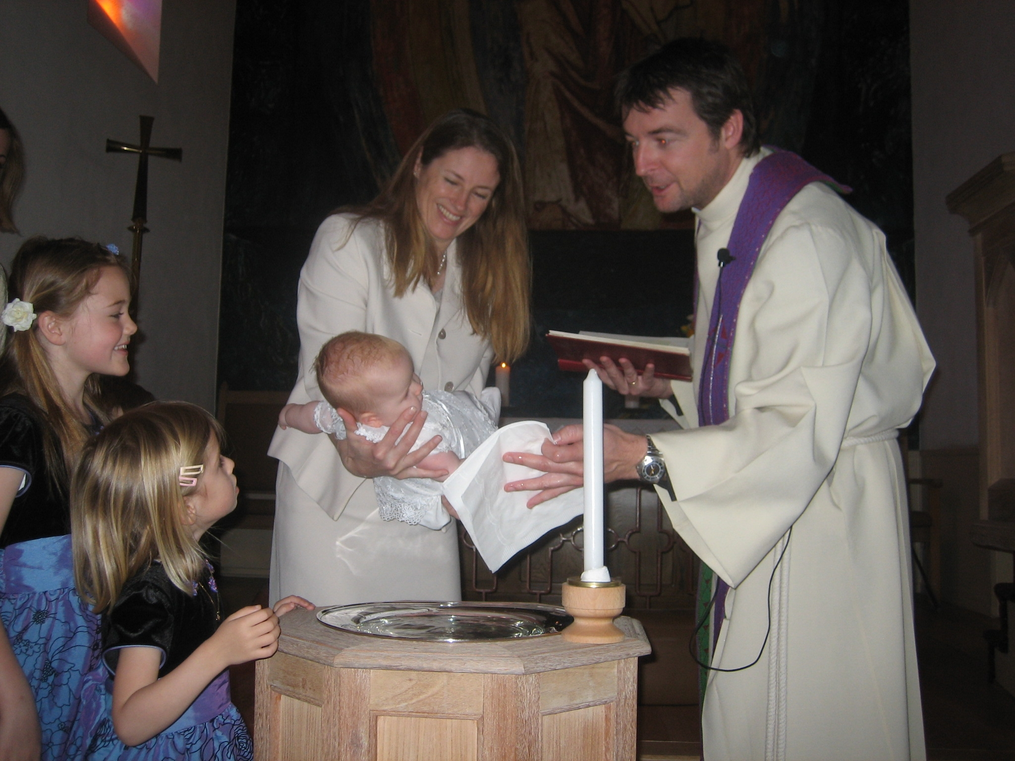 25 Sjømannsprest Gisle Meling Døpte Lille Madelene San Pedro Ca 2007 Foto Sjømannskirken