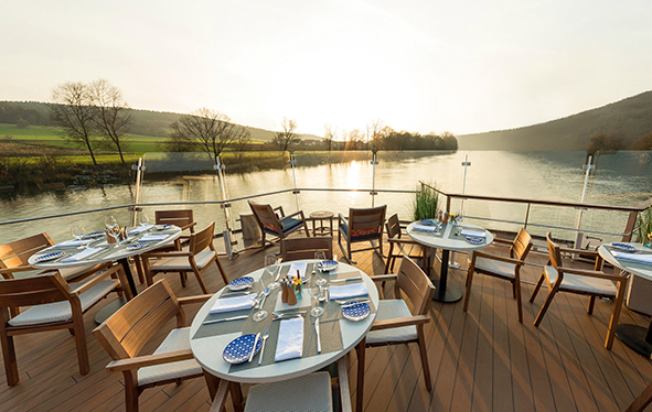 Viking Cruises Longships Aquavit River Sunset Cropped Tcm21 154384