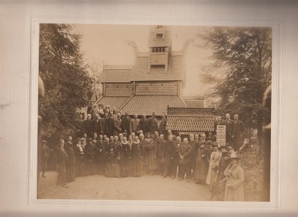 VED FANTOFT STAVKIRKE