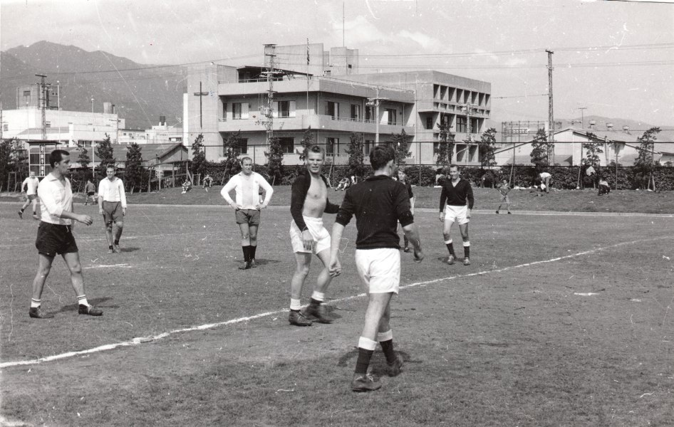 FOTBALLKAMP FORAN SJØMANNSKIRKEN