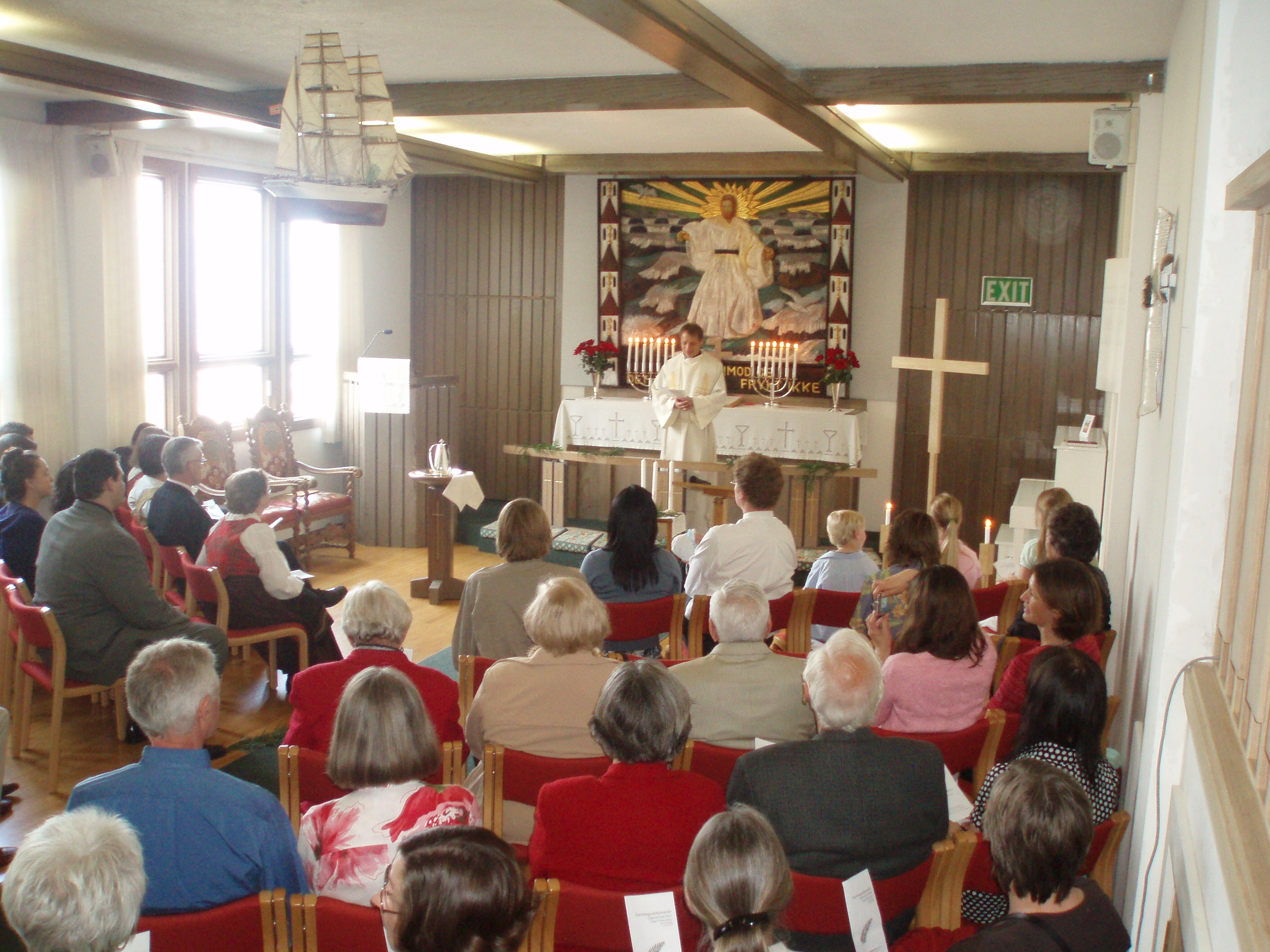 17 Gudstjeneste San Francisco Ca 2007 Foto Sjømannskirken
